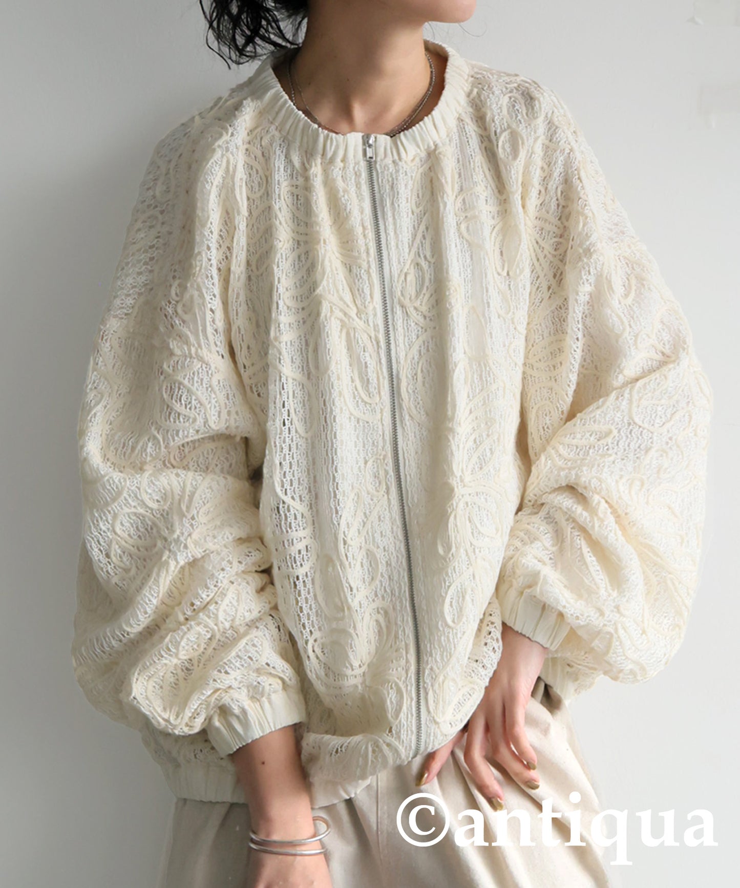 Lace Tape Blouson Ladies