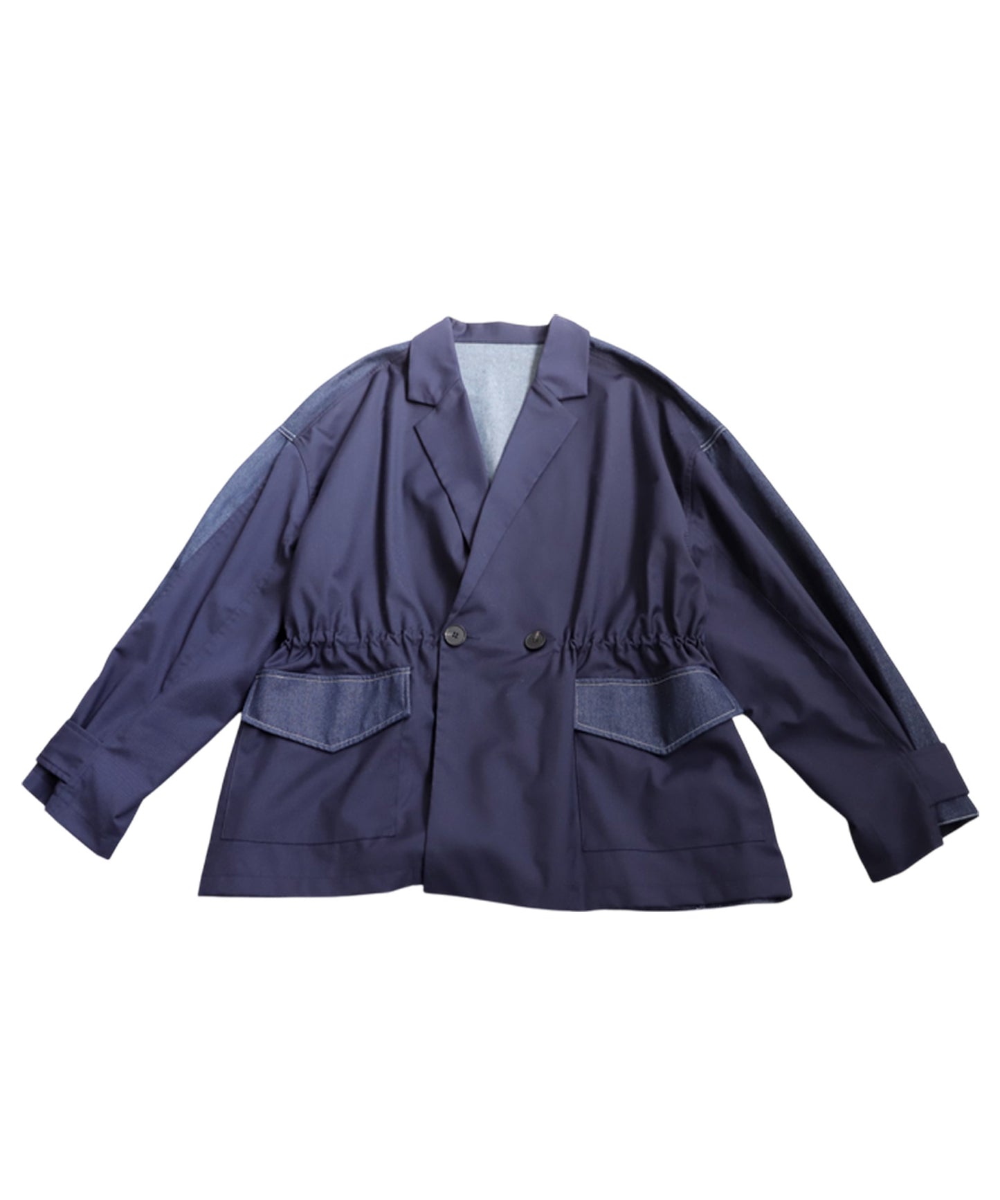 Denim Switching Jacket Ladies