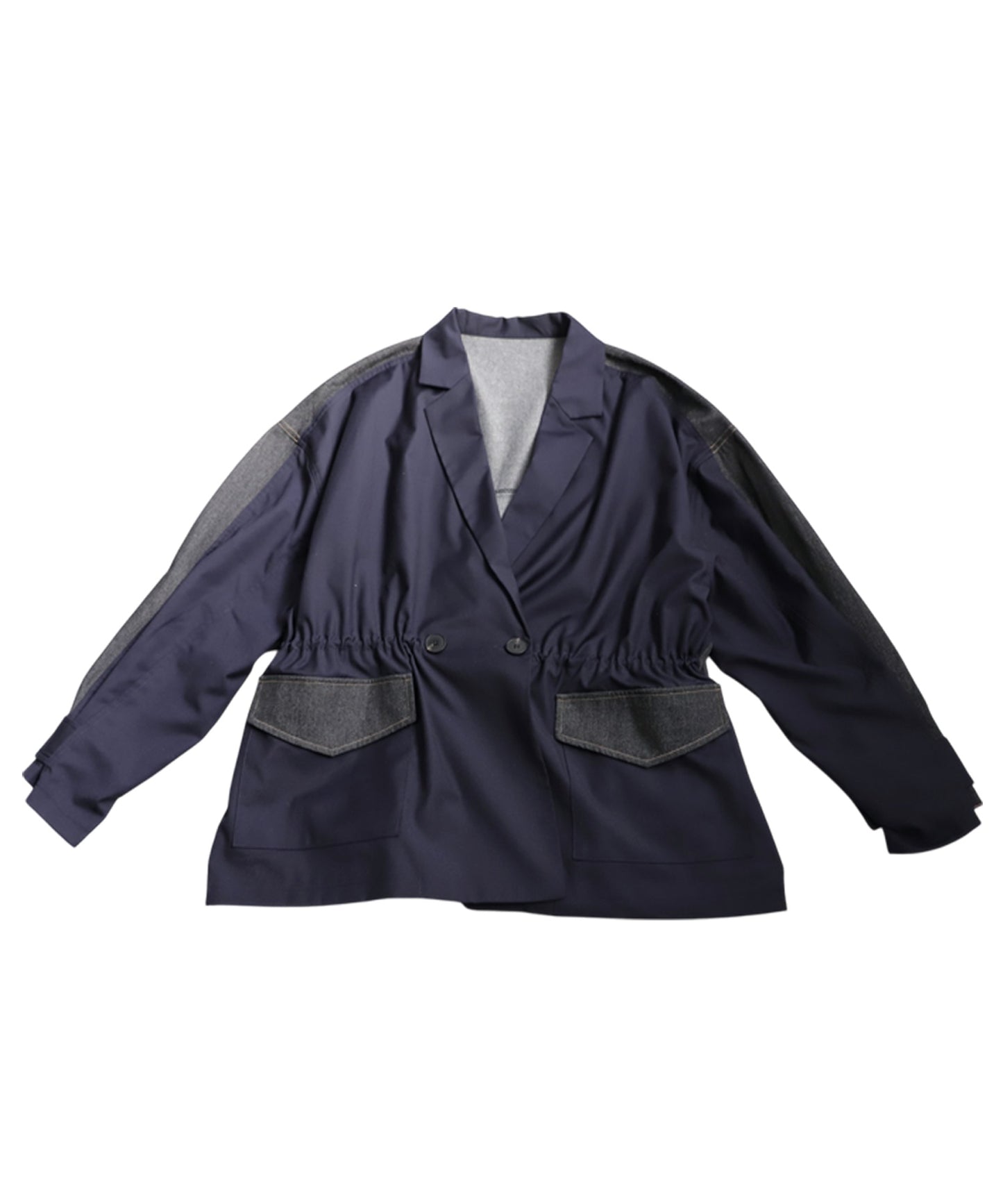 Denim Switching Jacket Ladies