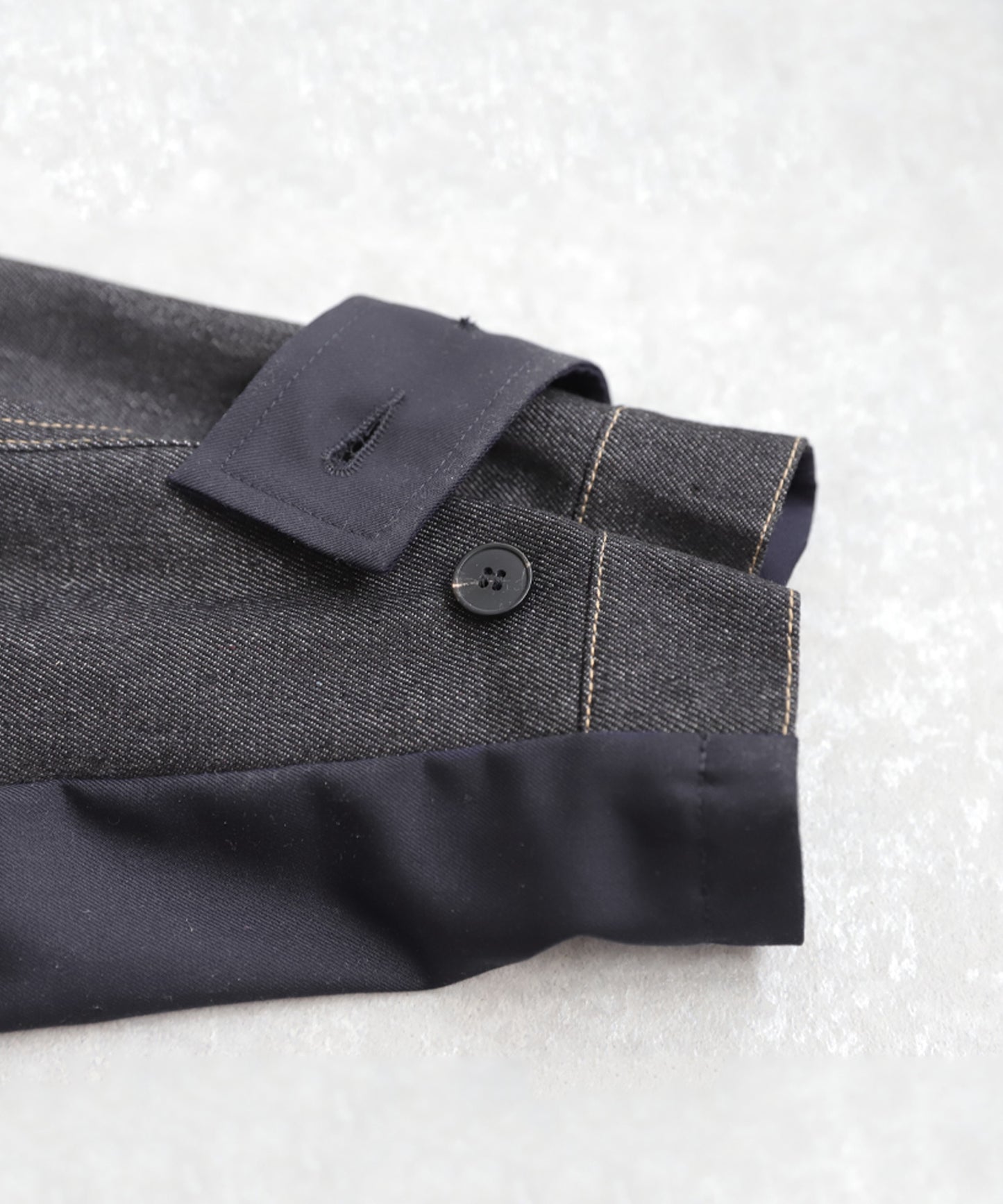 Denim Switching Jacket Ladies