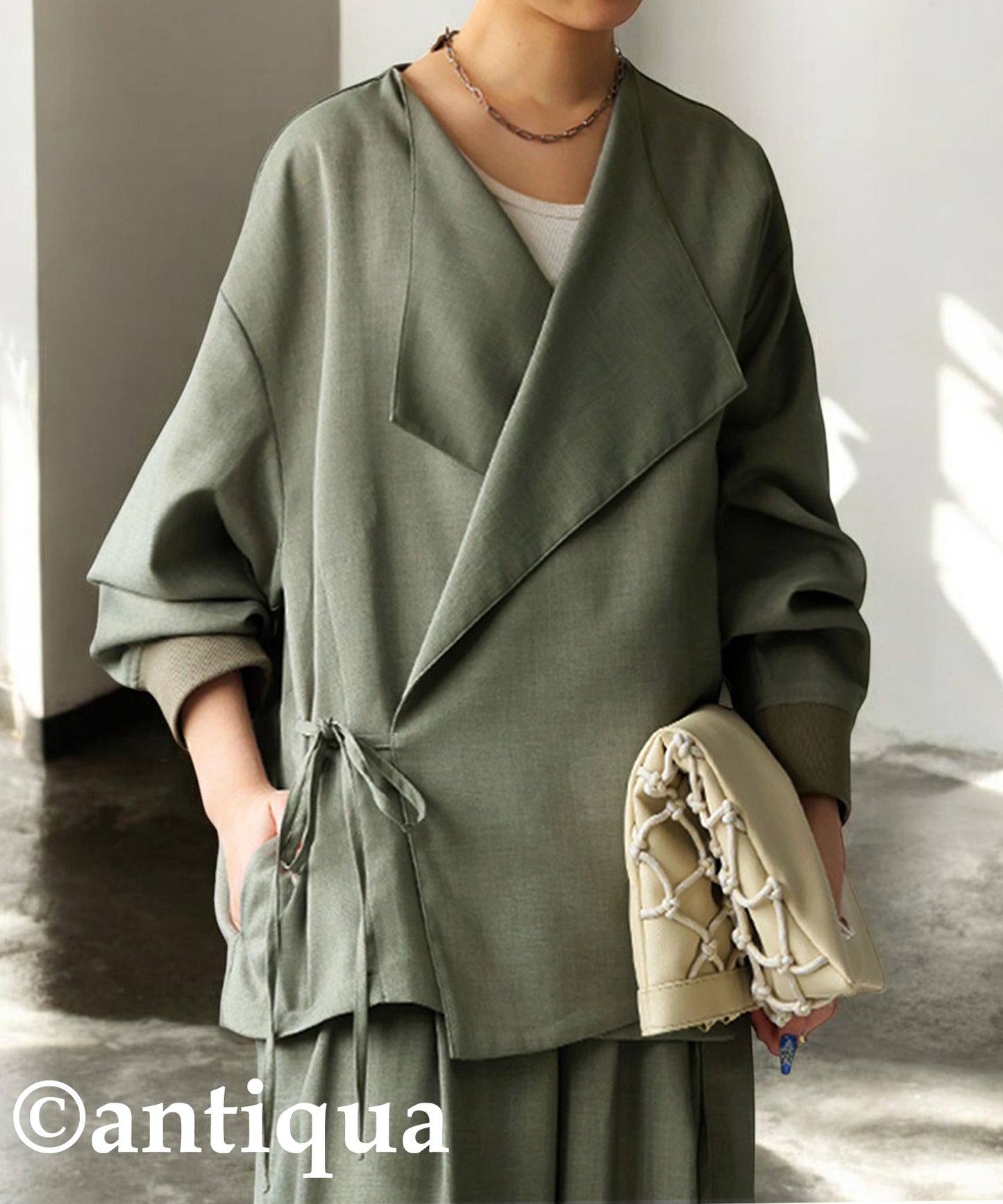 Collarless Jacket Ladies