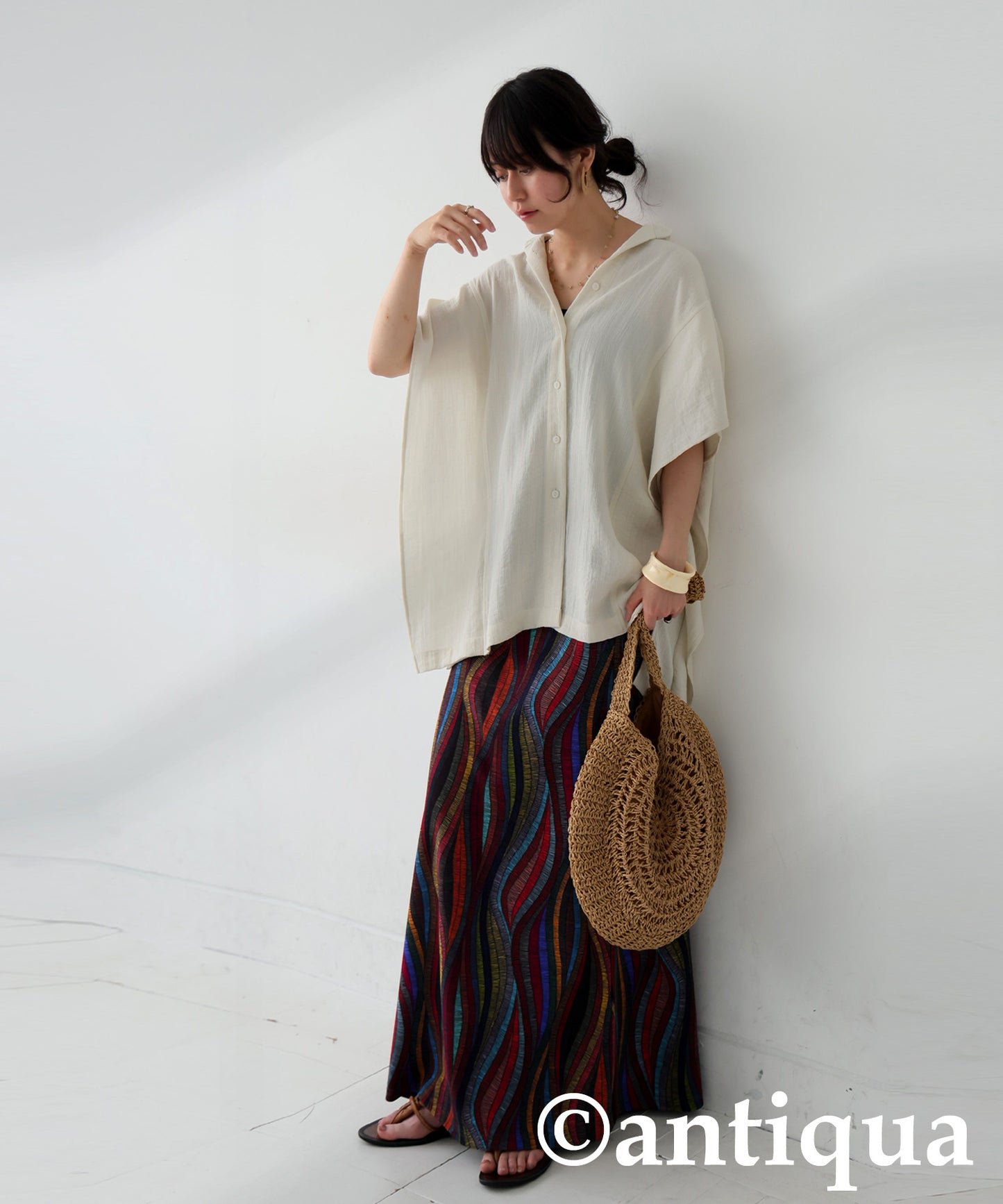 Ladies Linen Touch Top