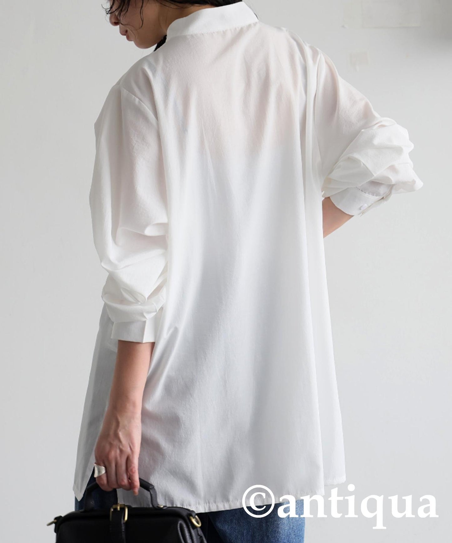 Ladies Tie Layered Shirt