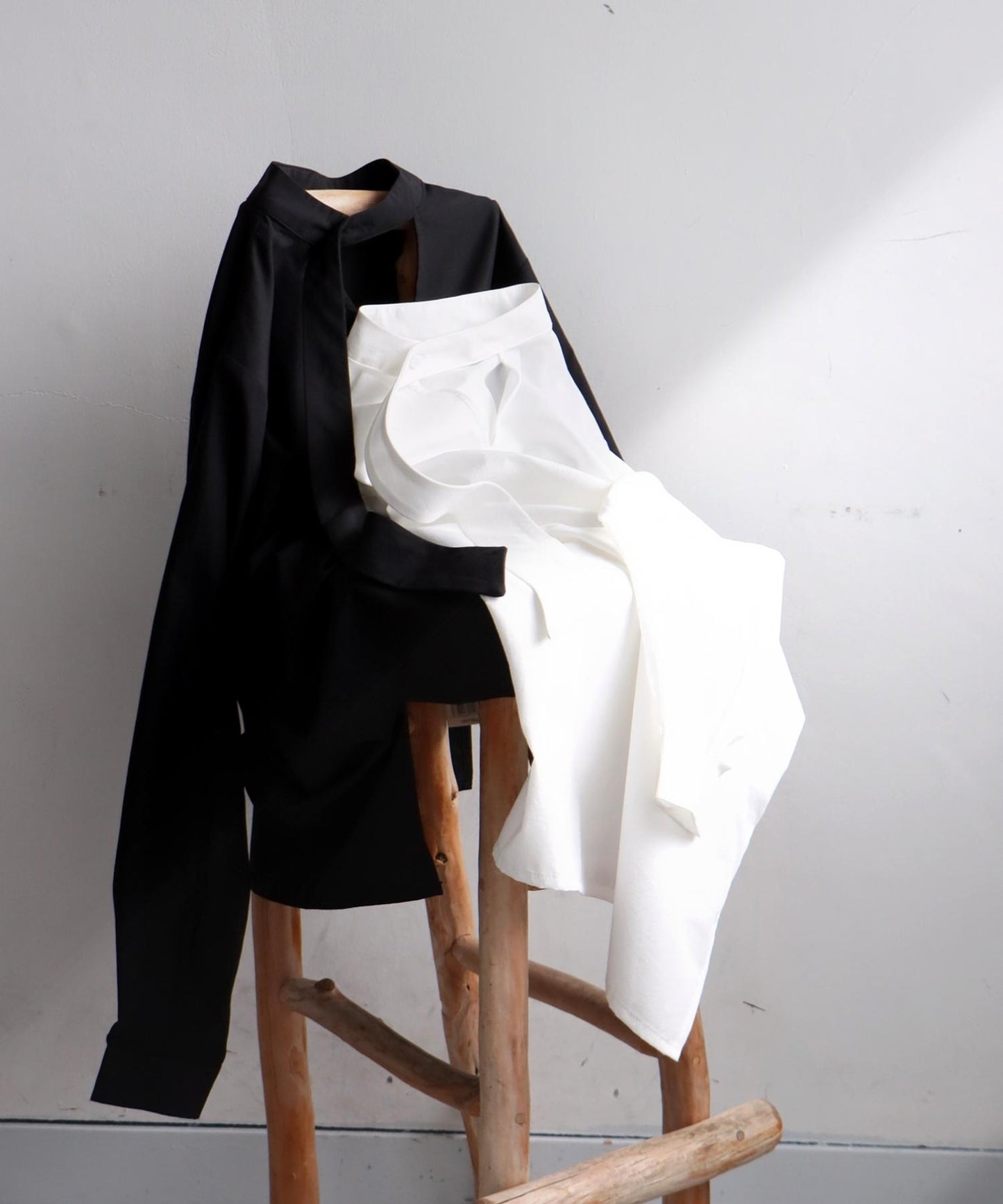 Ladies Tie Layered Shirt