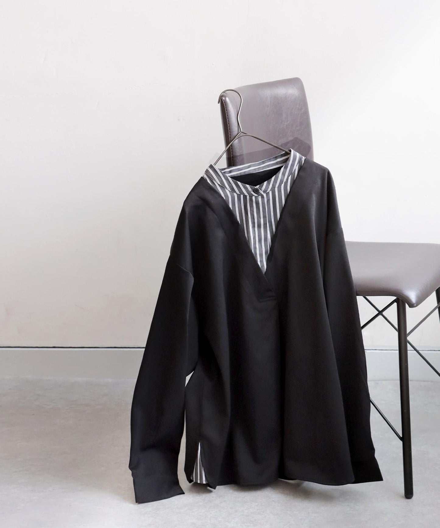 Ladies Fake Layered Shirt