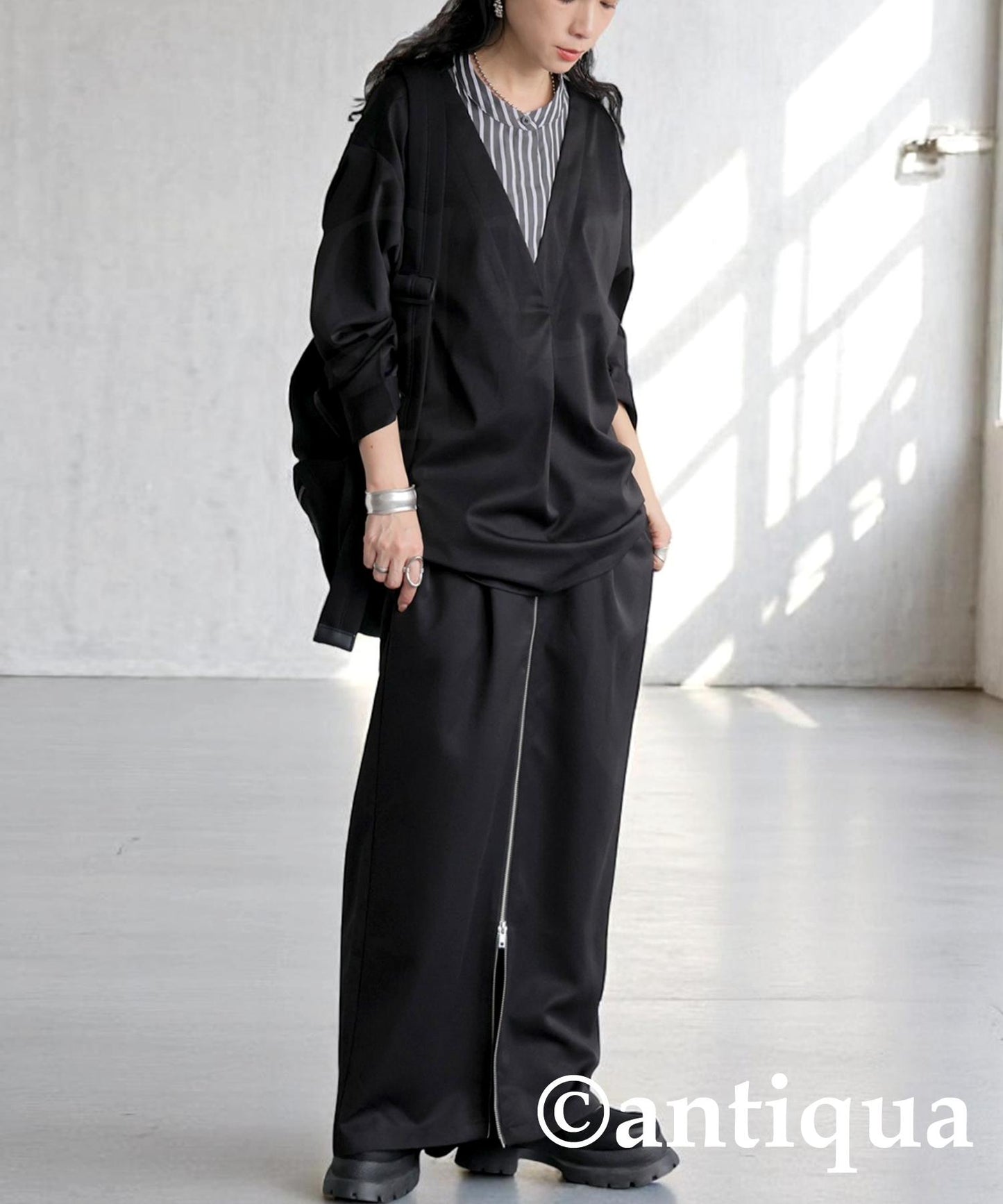 Ladies Fake Layered Shirt