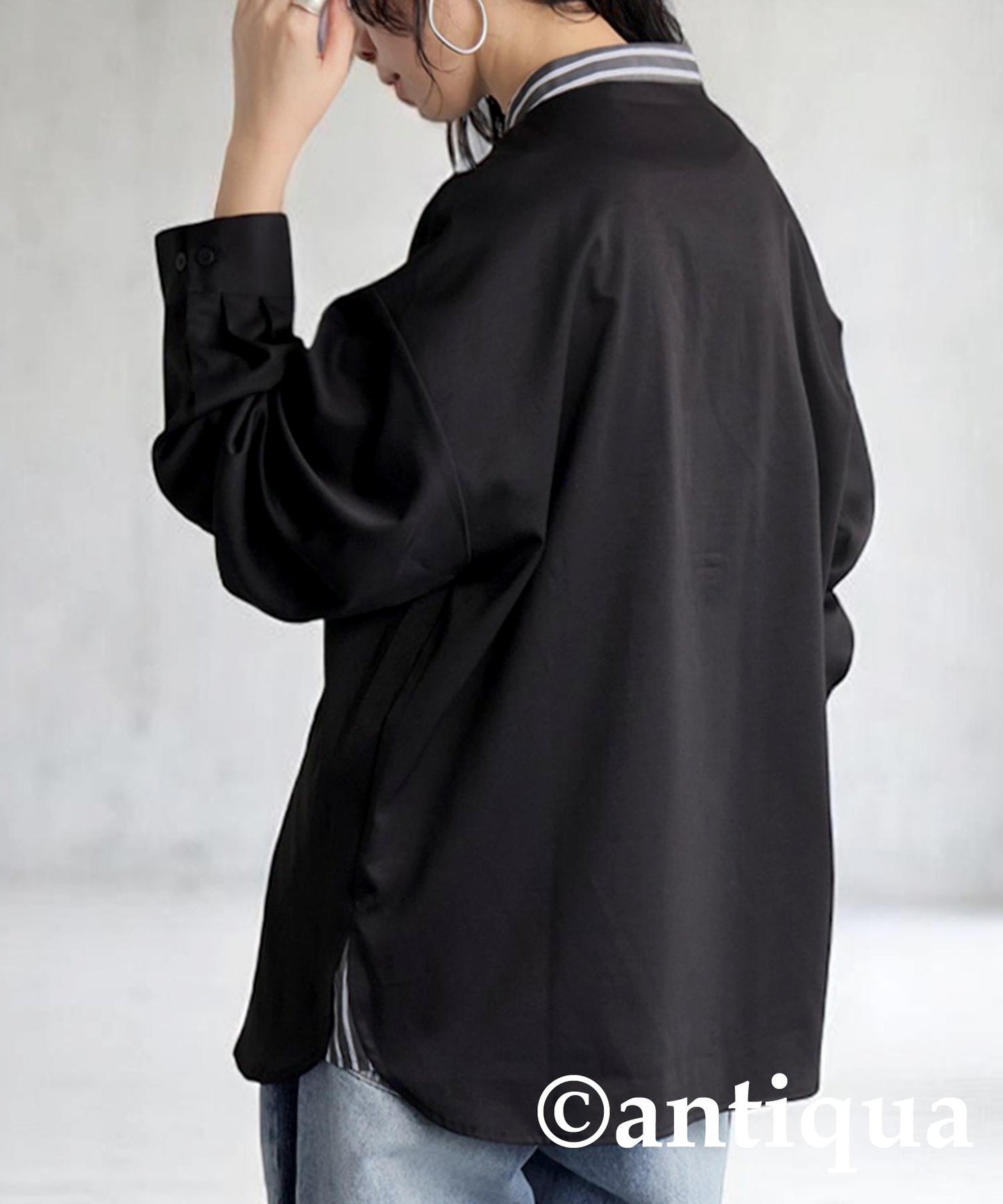 Ladies Fake Layered Shirt