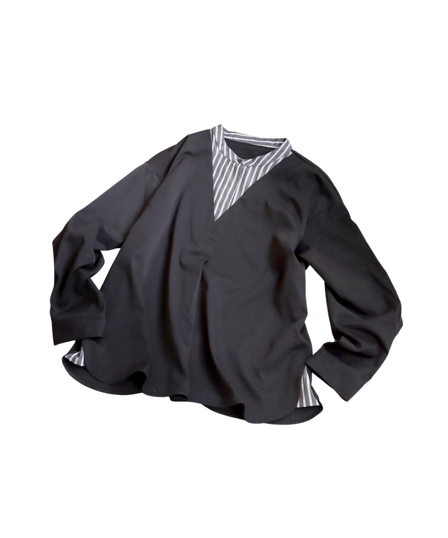 Ladies Fake Layered Shirt