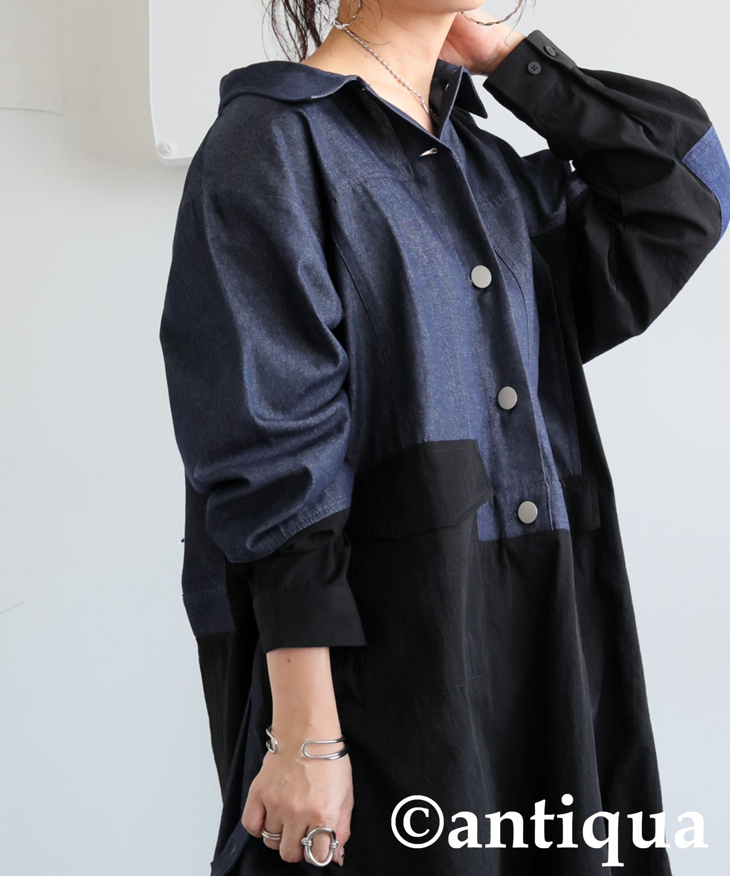 Denim Shirt Dress Ladies