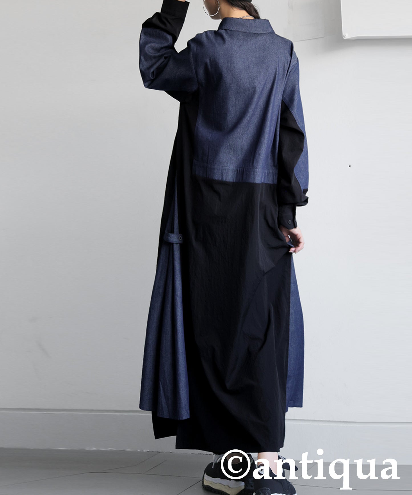 Denim Shirt Dress Ladies