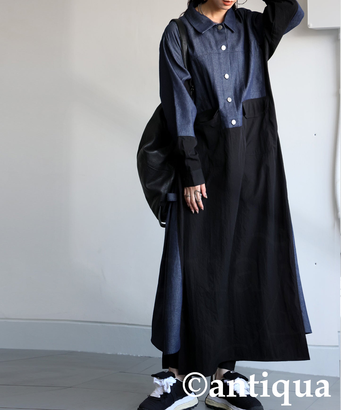 Denim Shirt Dress Ladies