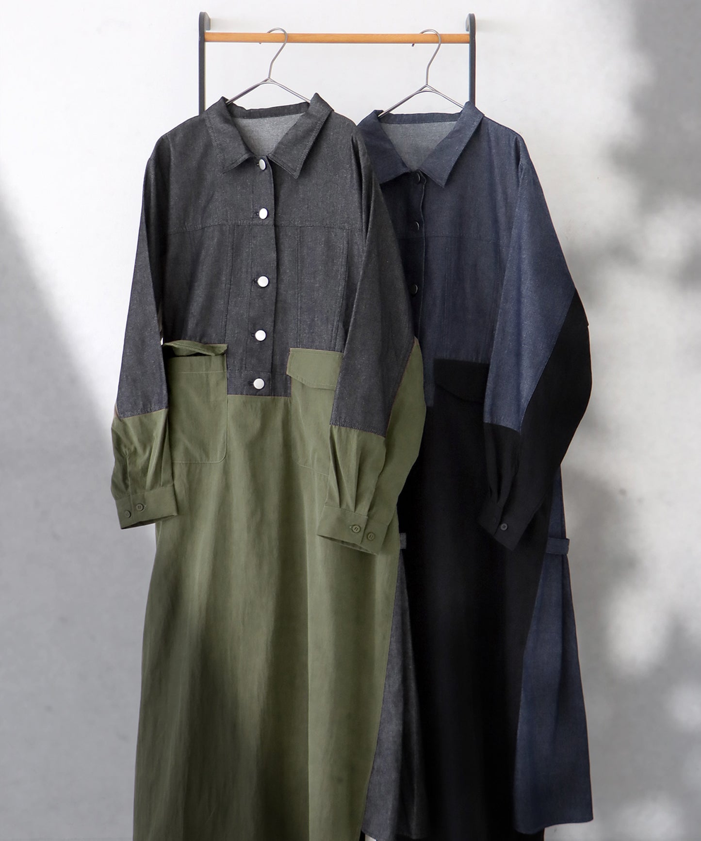 Denim Shirt Dress Ladies