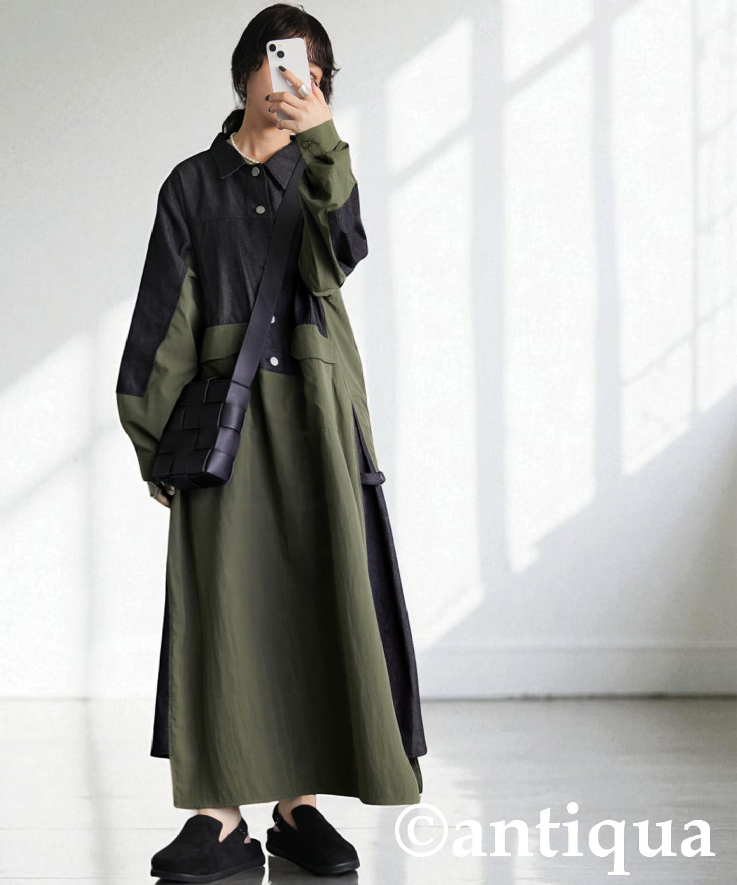 Denim Shirt Dress Ladies