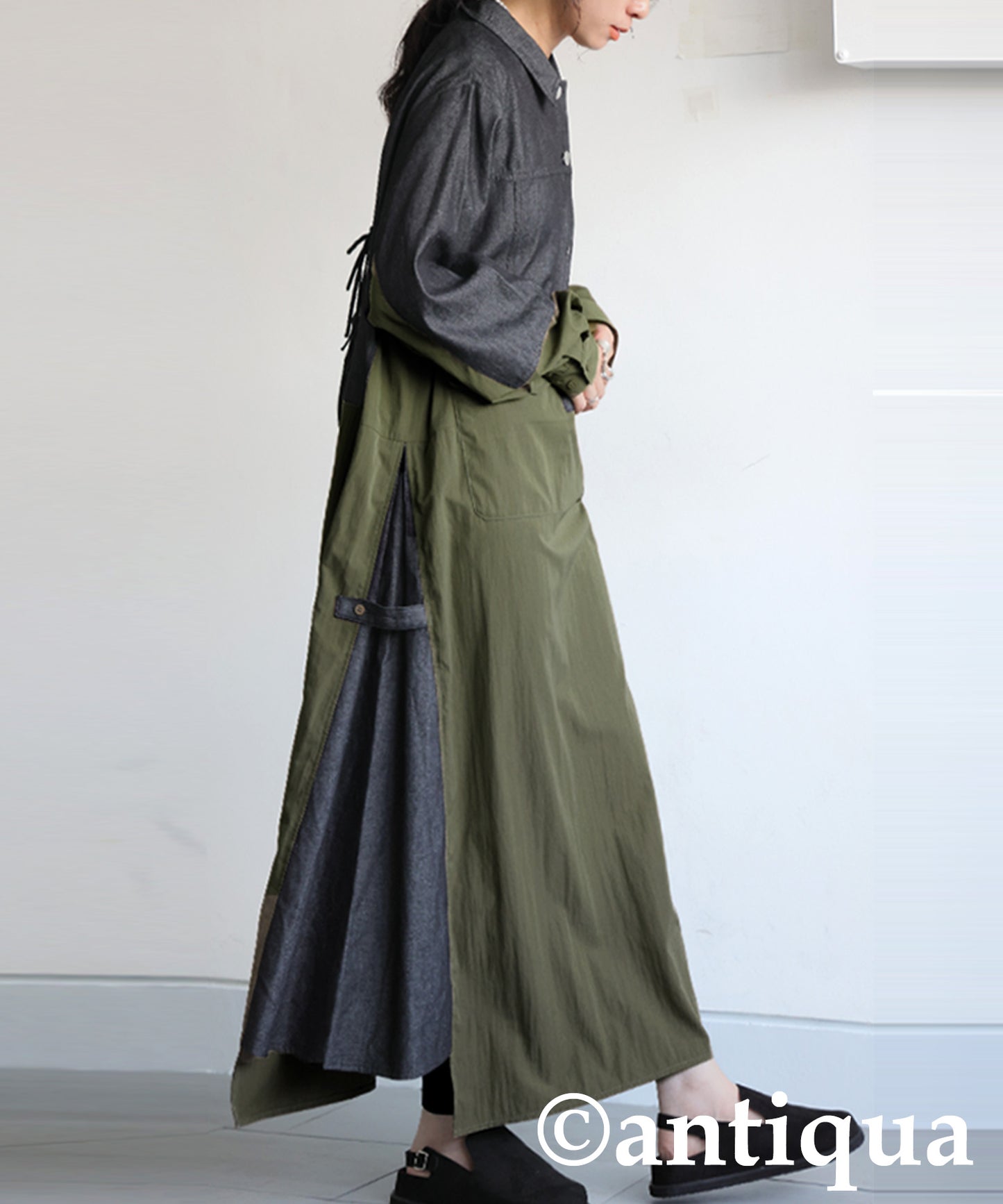 Denim Shirt Dress Ladies