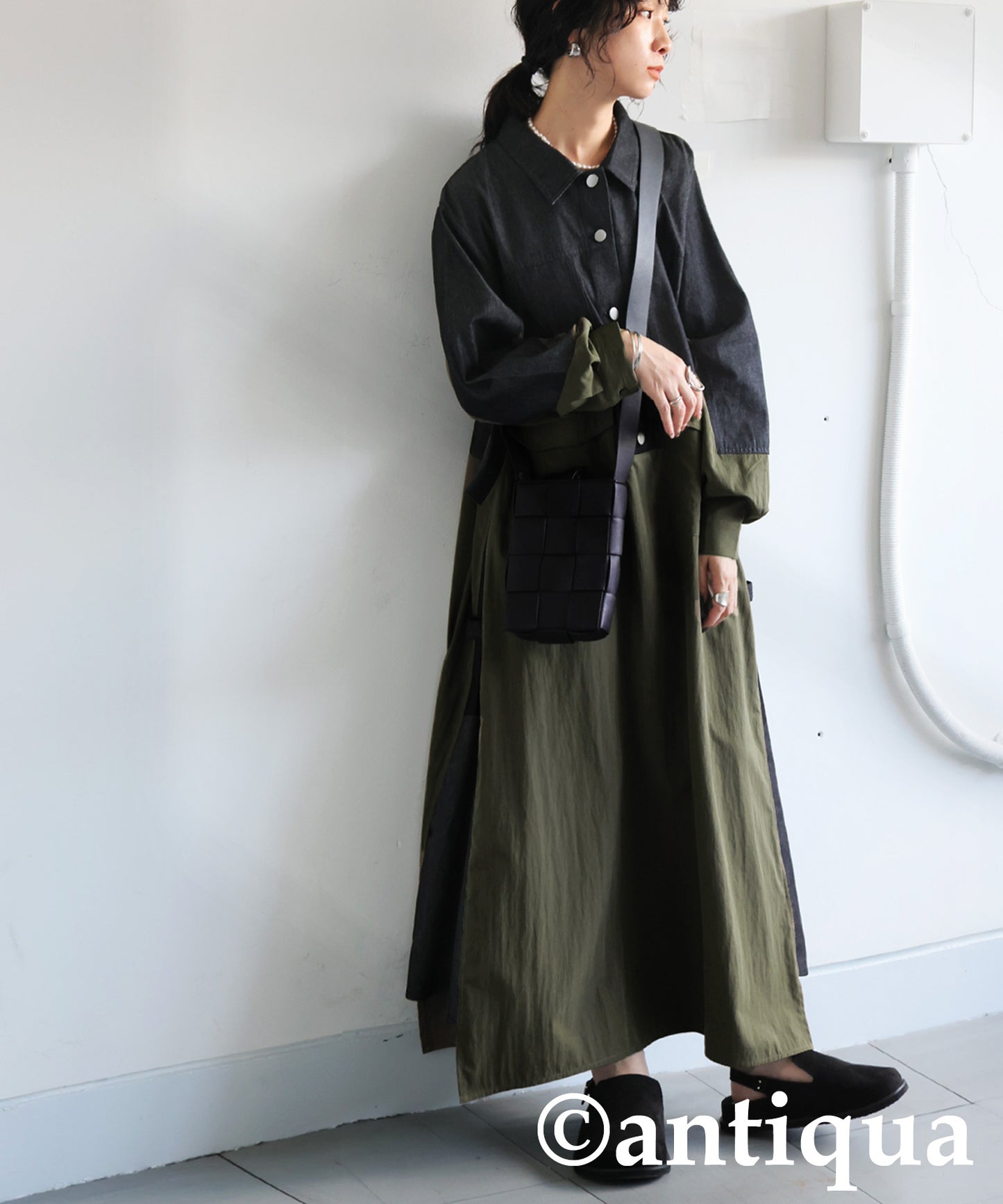 Denim Shirt Dress Ladies