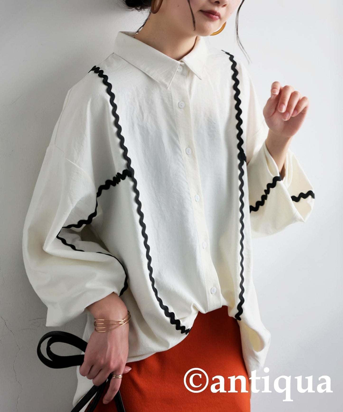 Ladies Color Matching Shirt