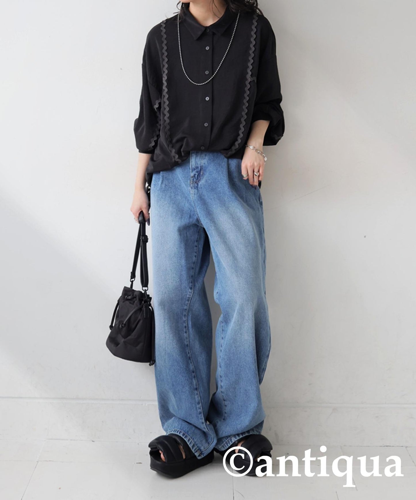 Ladies Color Matching Shirt