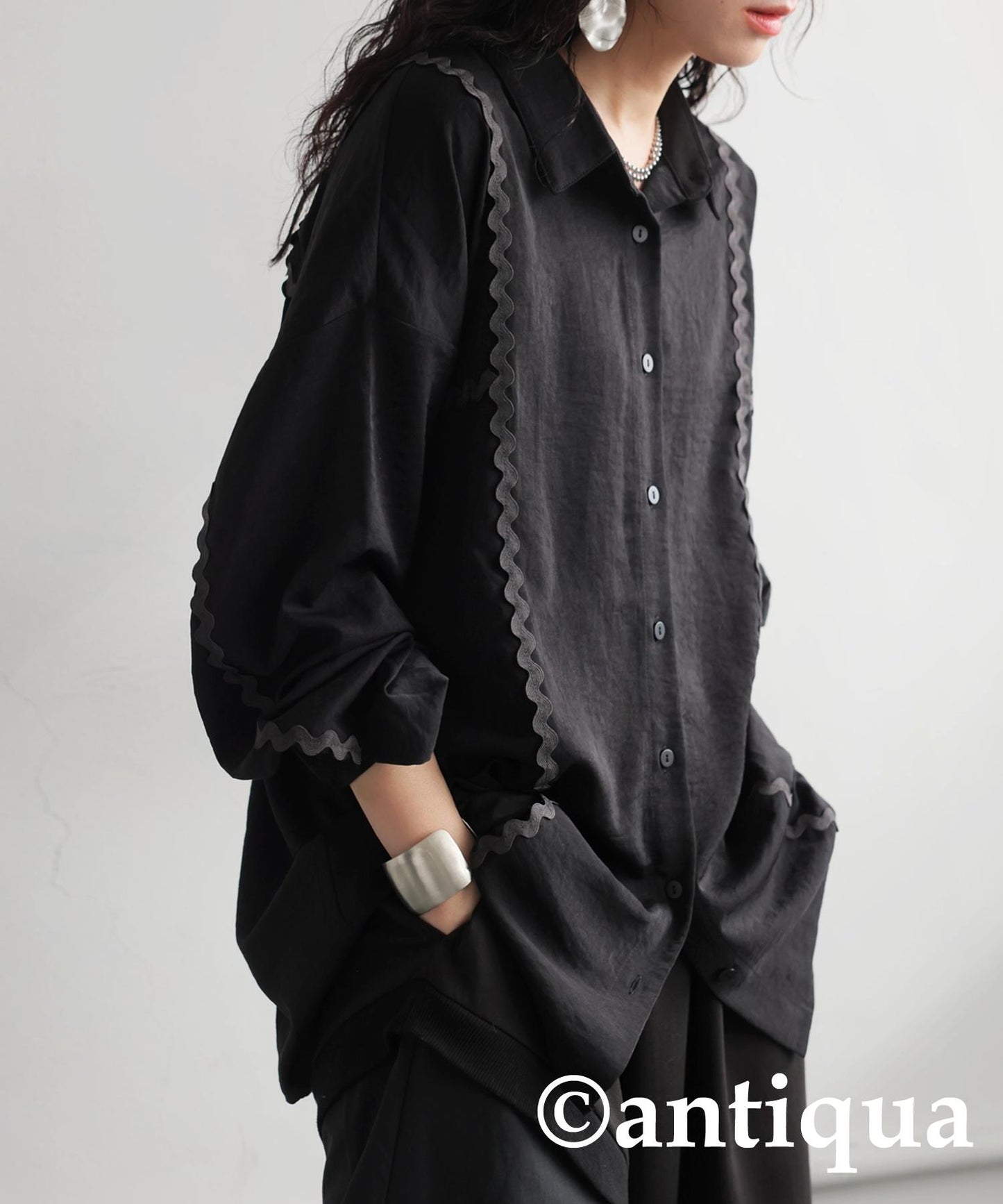 Ladies Color Matching Shirt