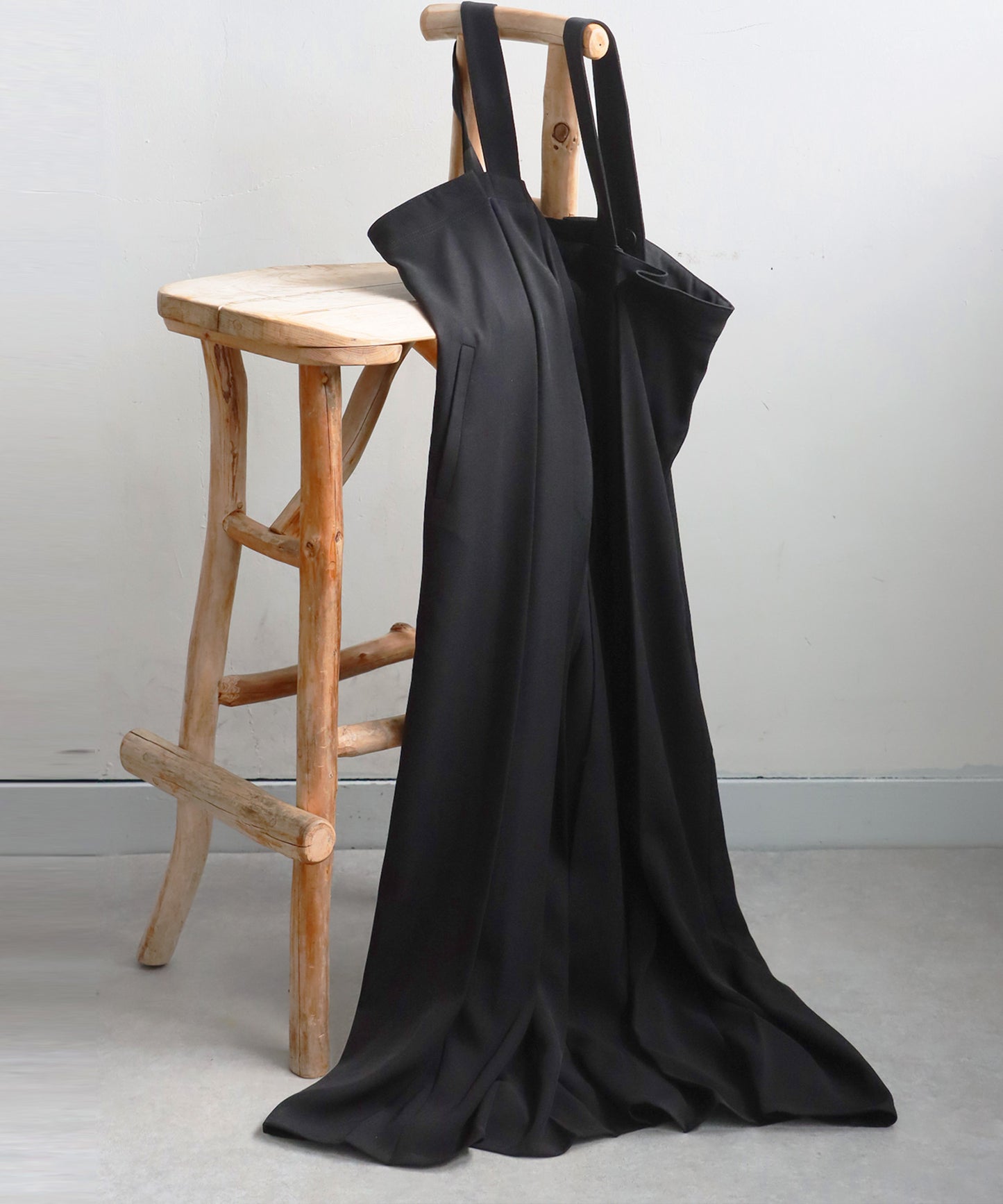 Ladies Wide Pleated Overalls