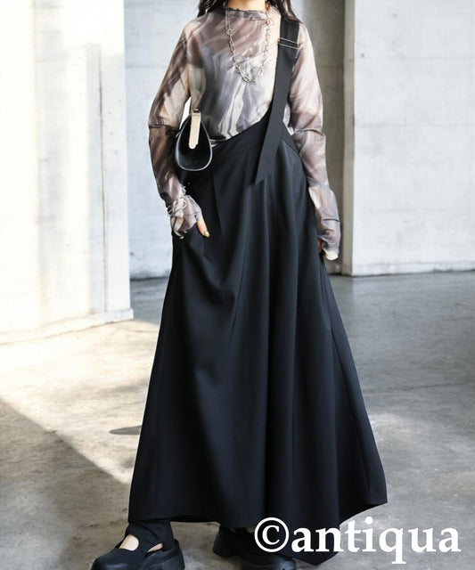 Ladies Asymmetrical Overalls Dress