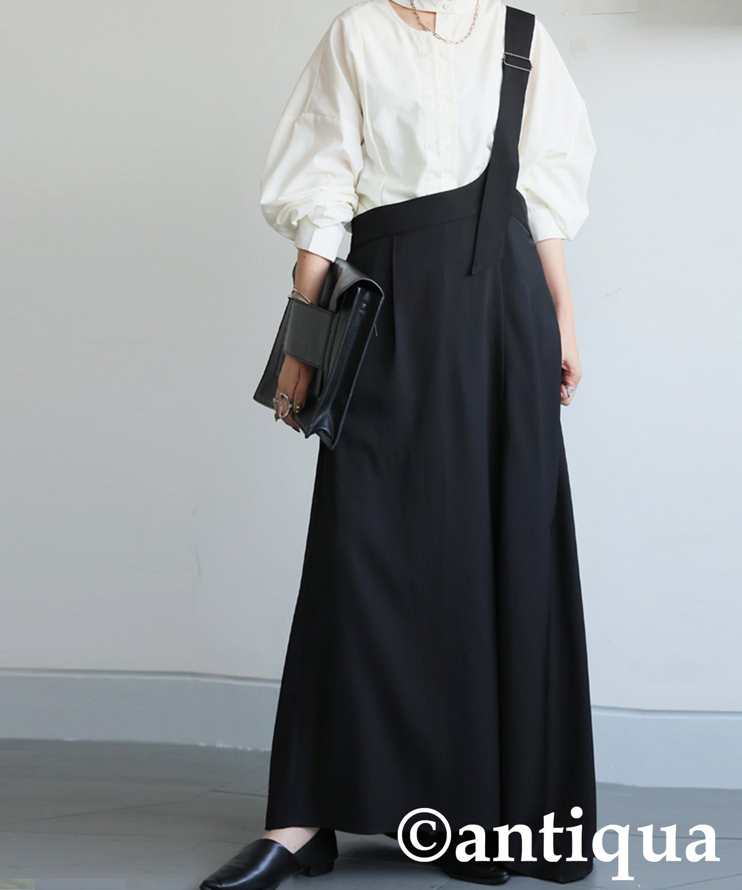 Ladies Asymmetrical Overalls Dress