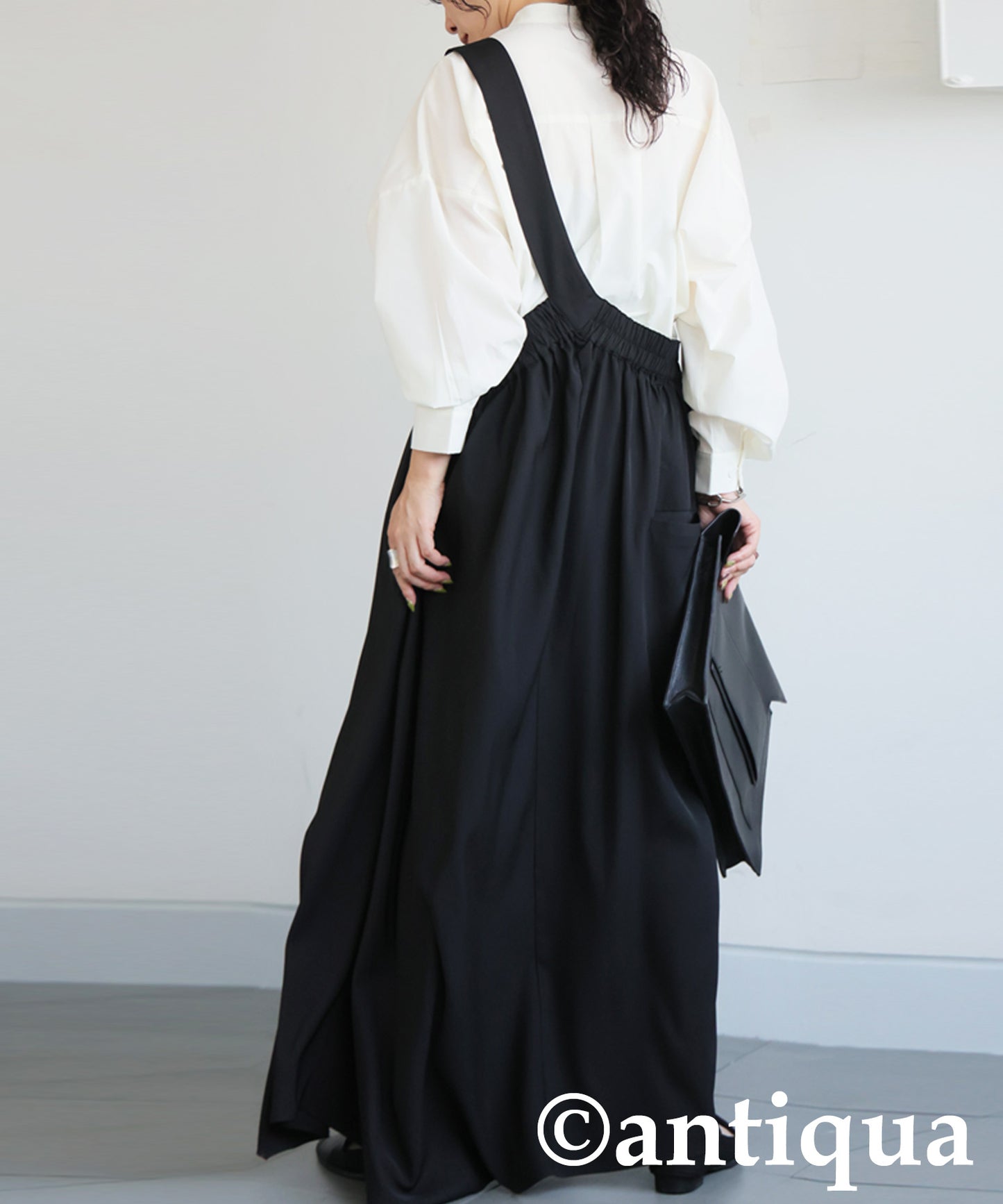 Ladies Asymmetrical Overalls Dress