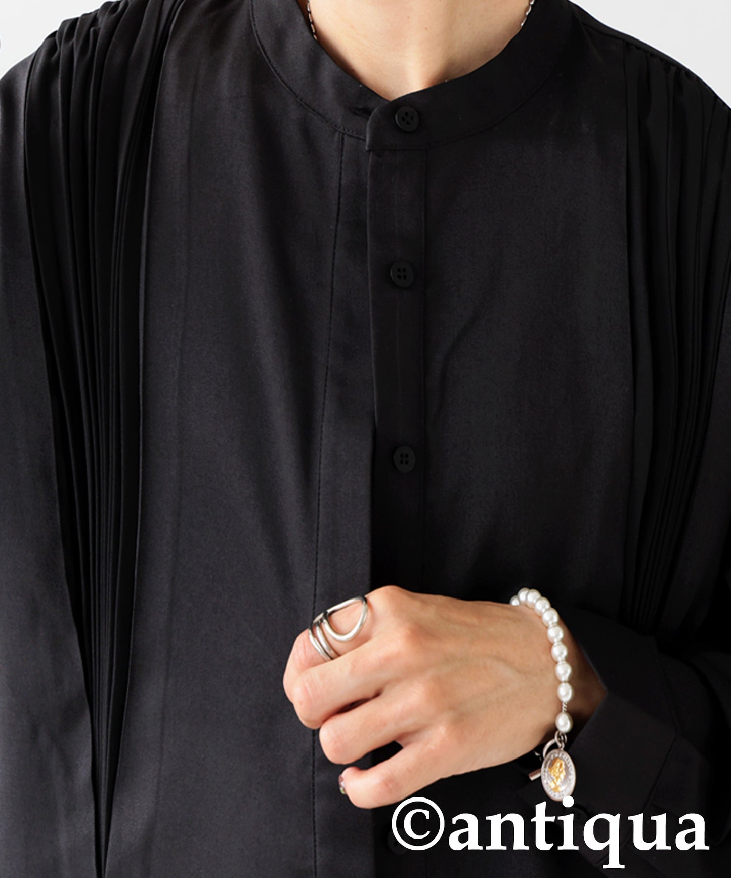 Pleated Tuck Shirt Ladies