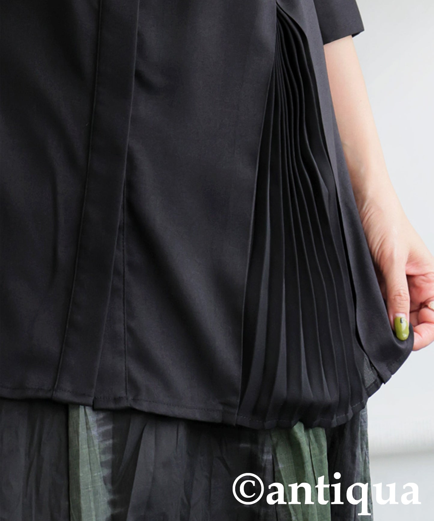 Pleated Tuck Shirt Ladies