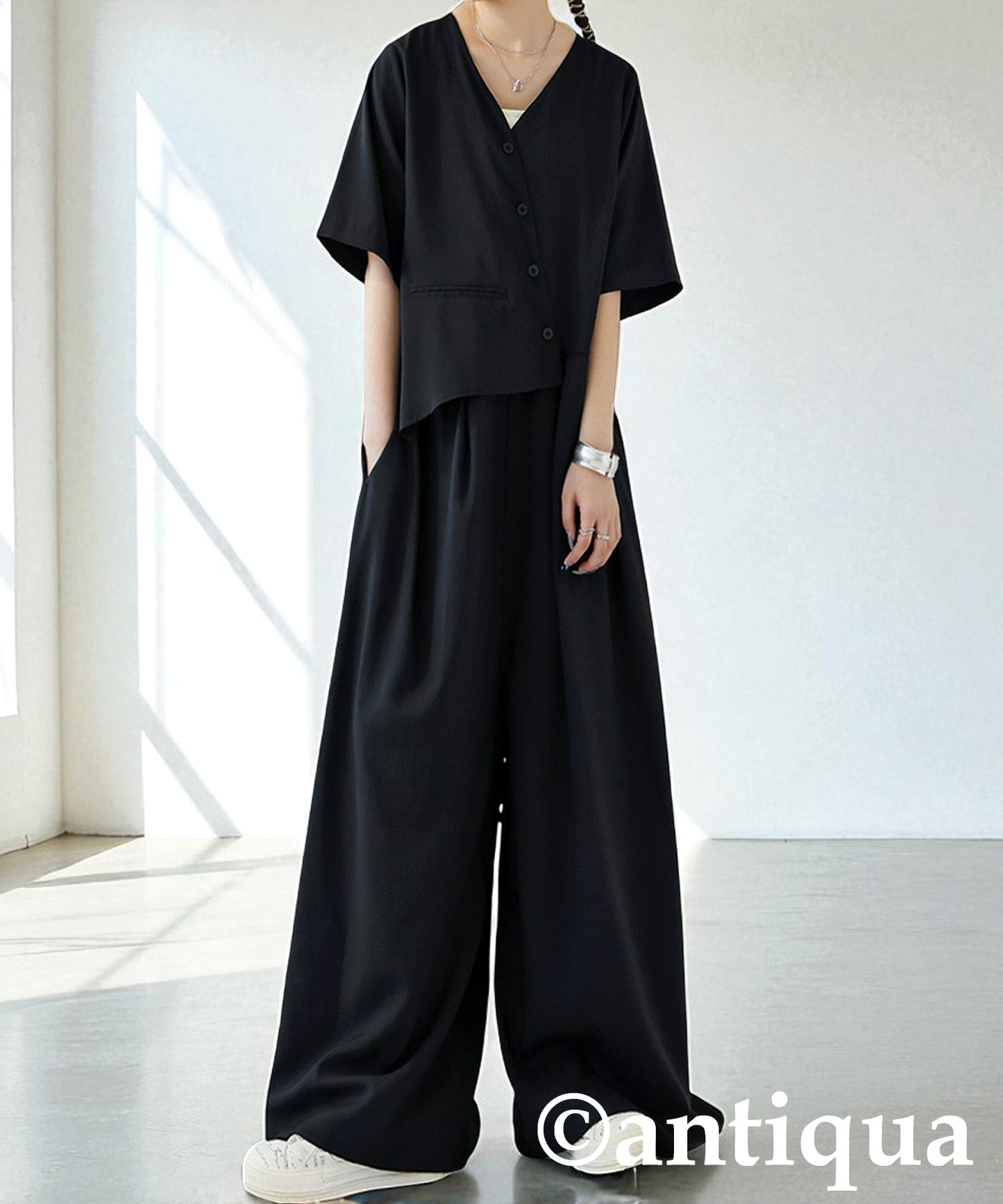 Ladies Asymmetrical Jumpsuit