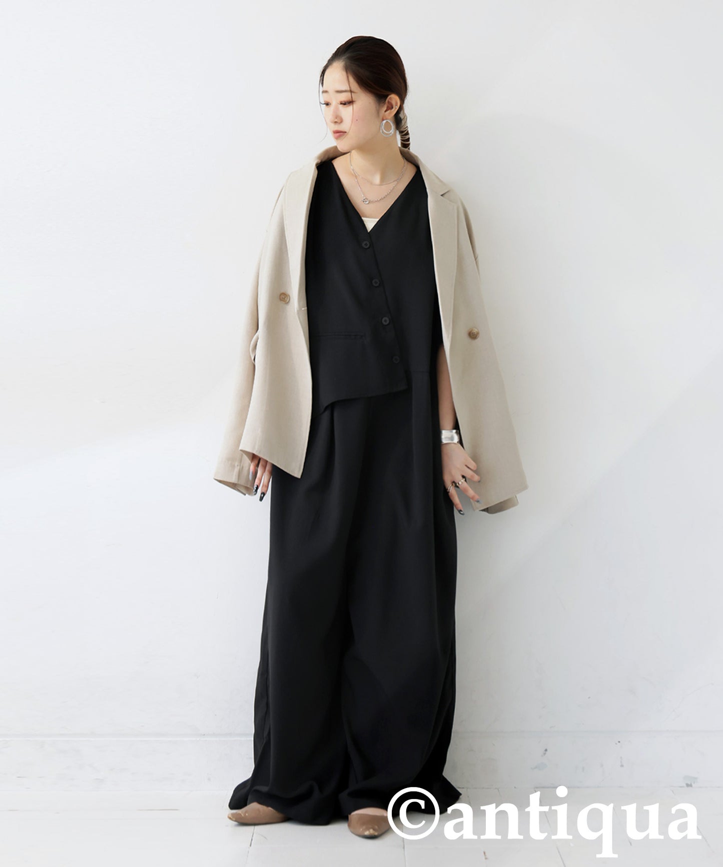 Ladies Asymmetrical Jumpsuit