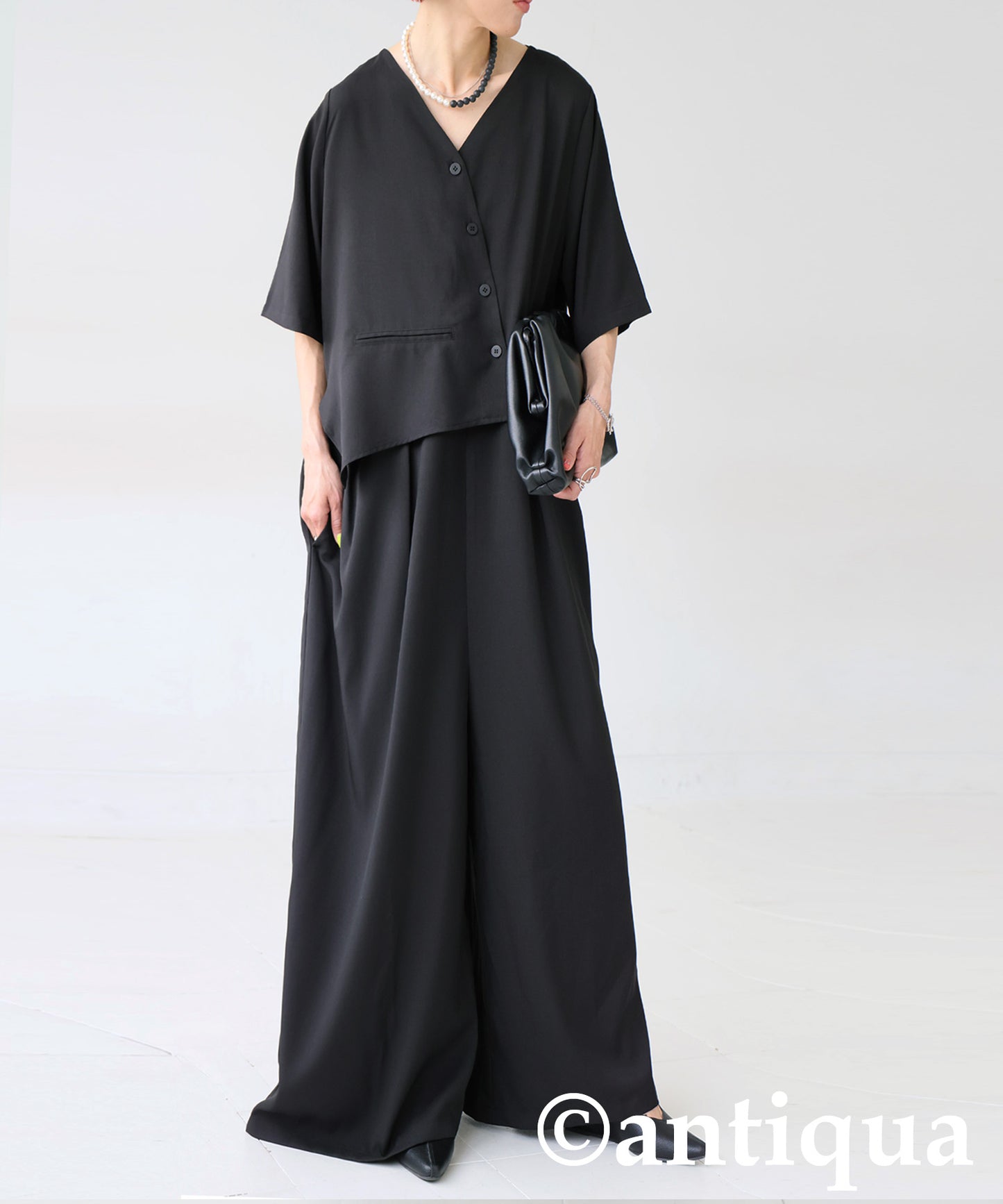 Ladies Asymmetrical Jumpsuit