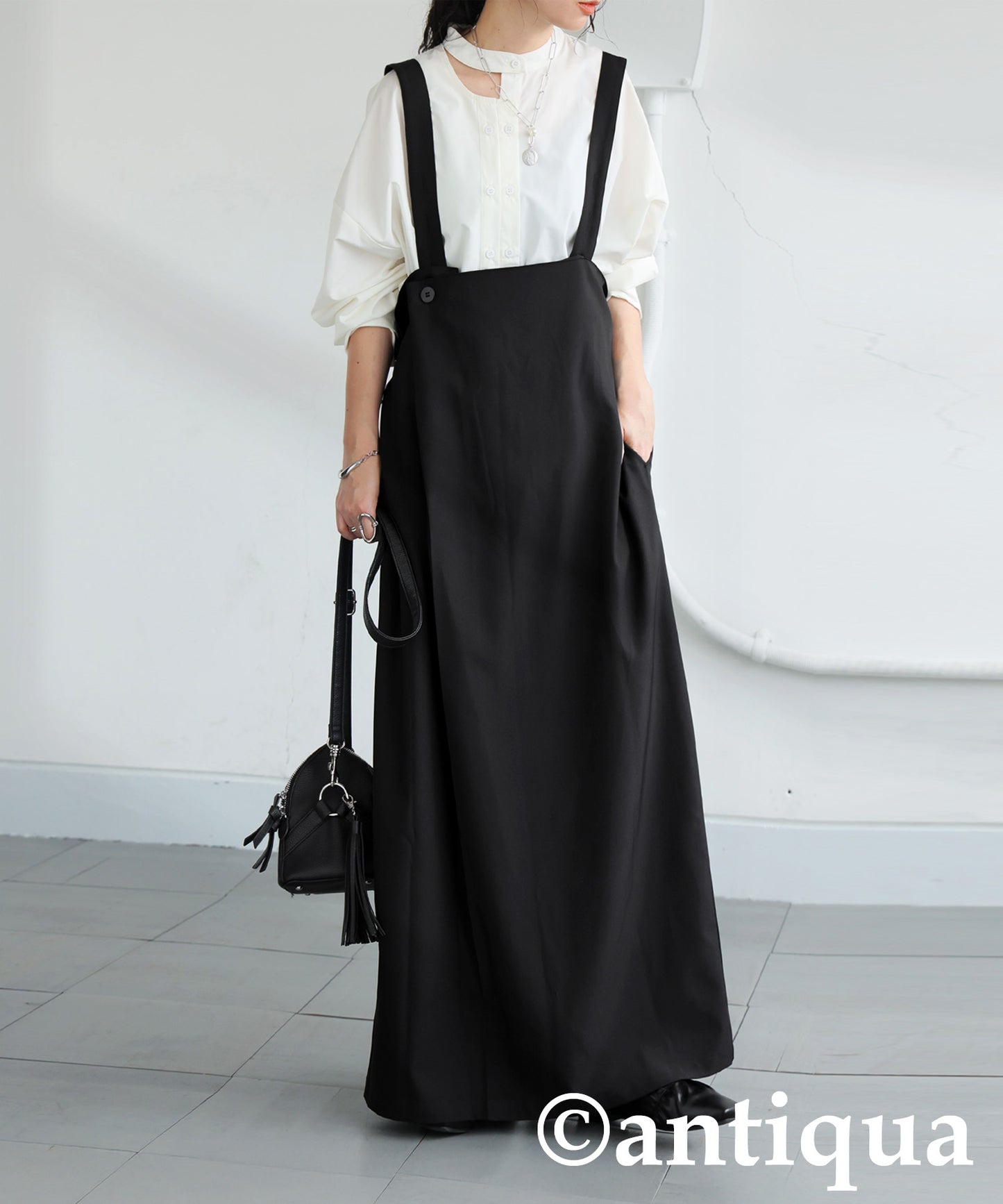 Ladies Drawstring Overalls