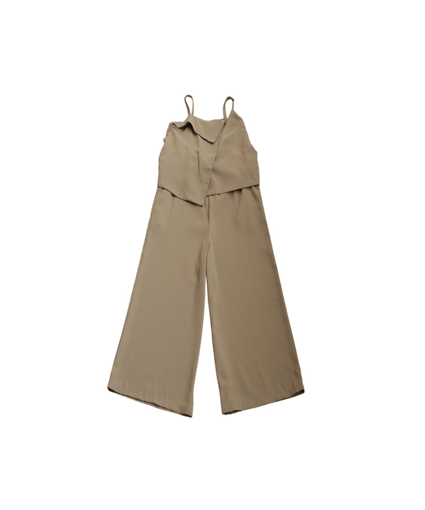 Ladies Draped Layered Overalls