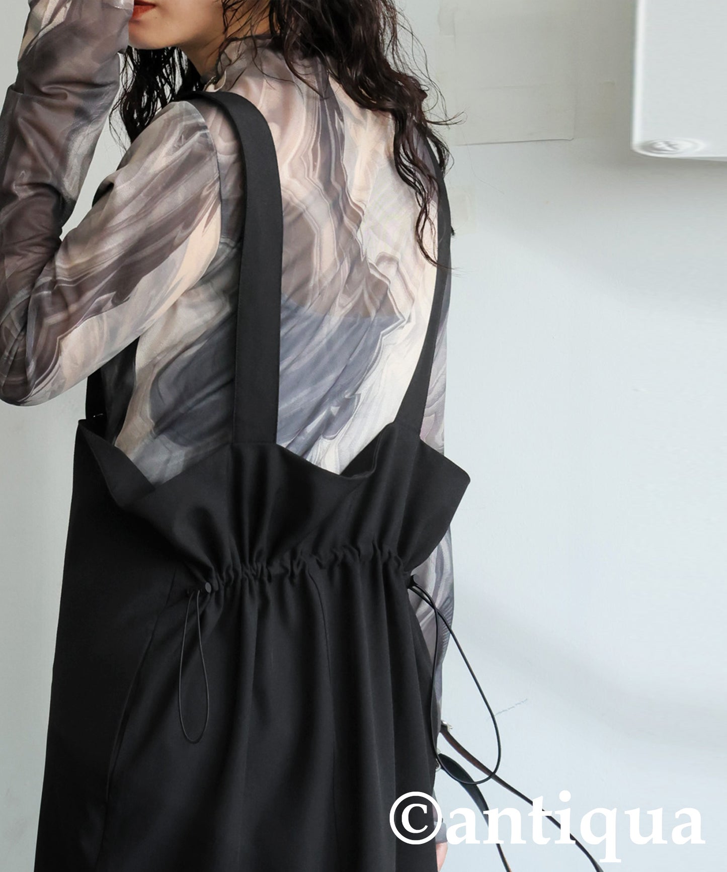 Ladies Drawstring Overalls