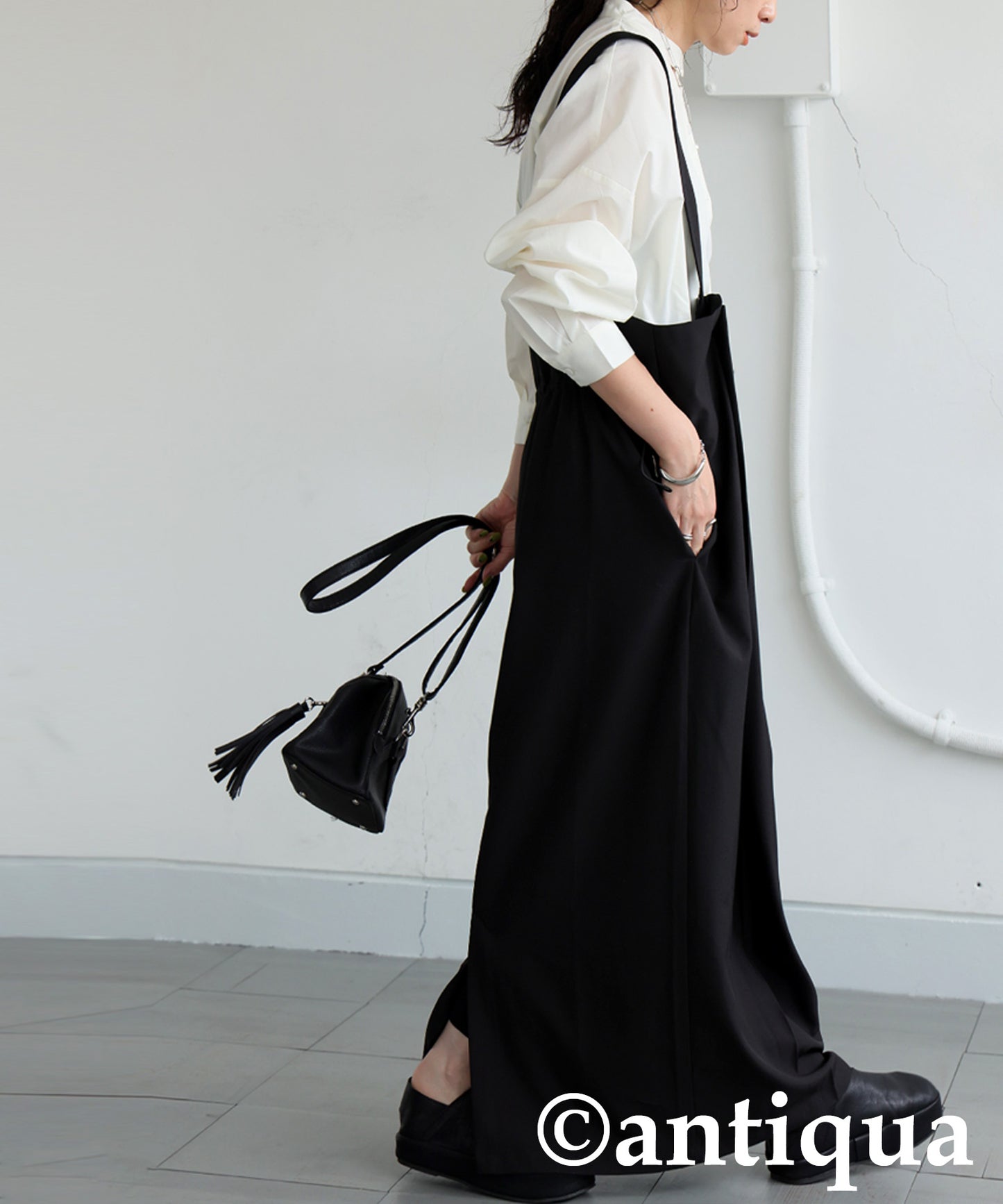 Ladies Drawstring Overalls