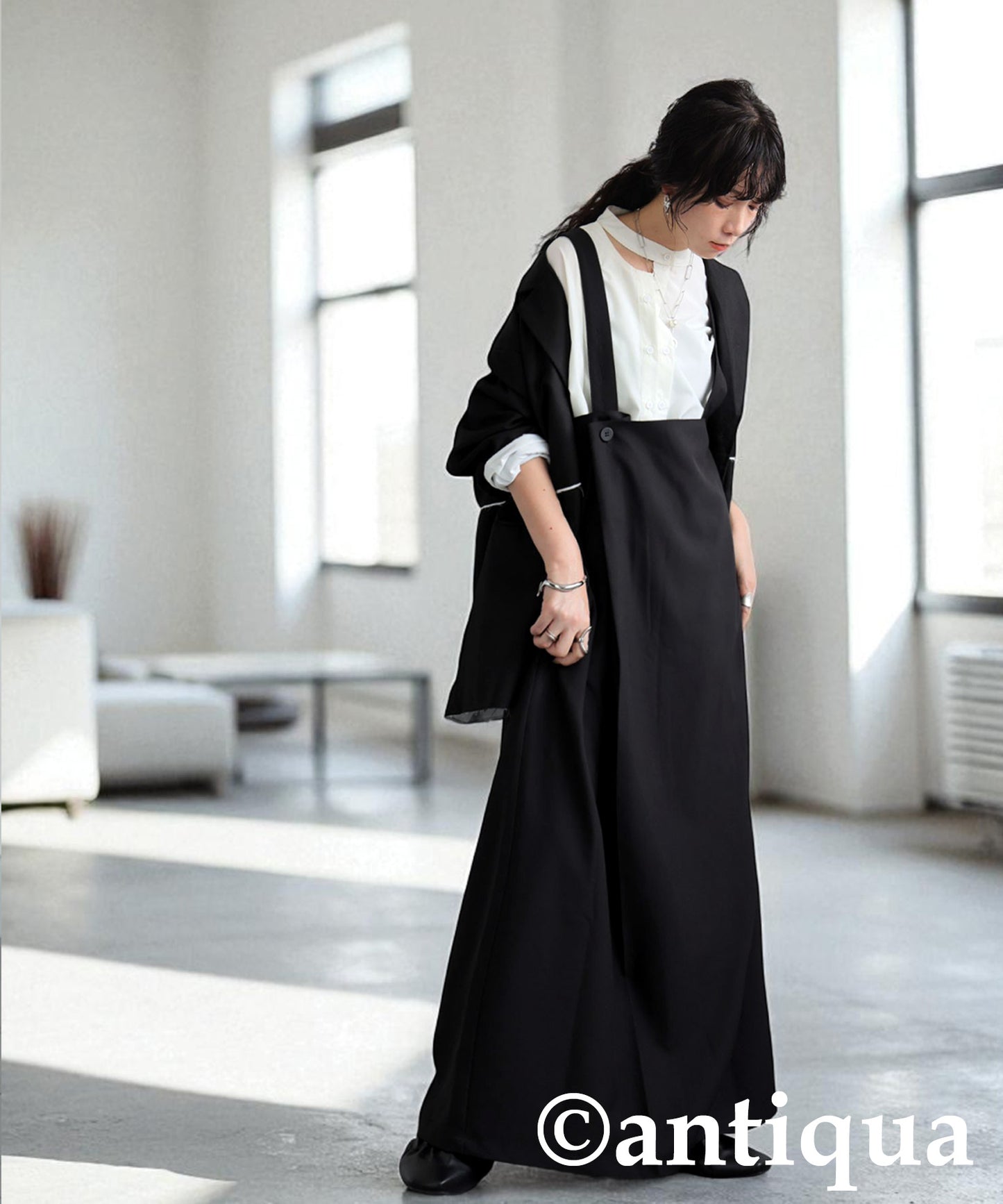 Ladies Drawstring Overalls