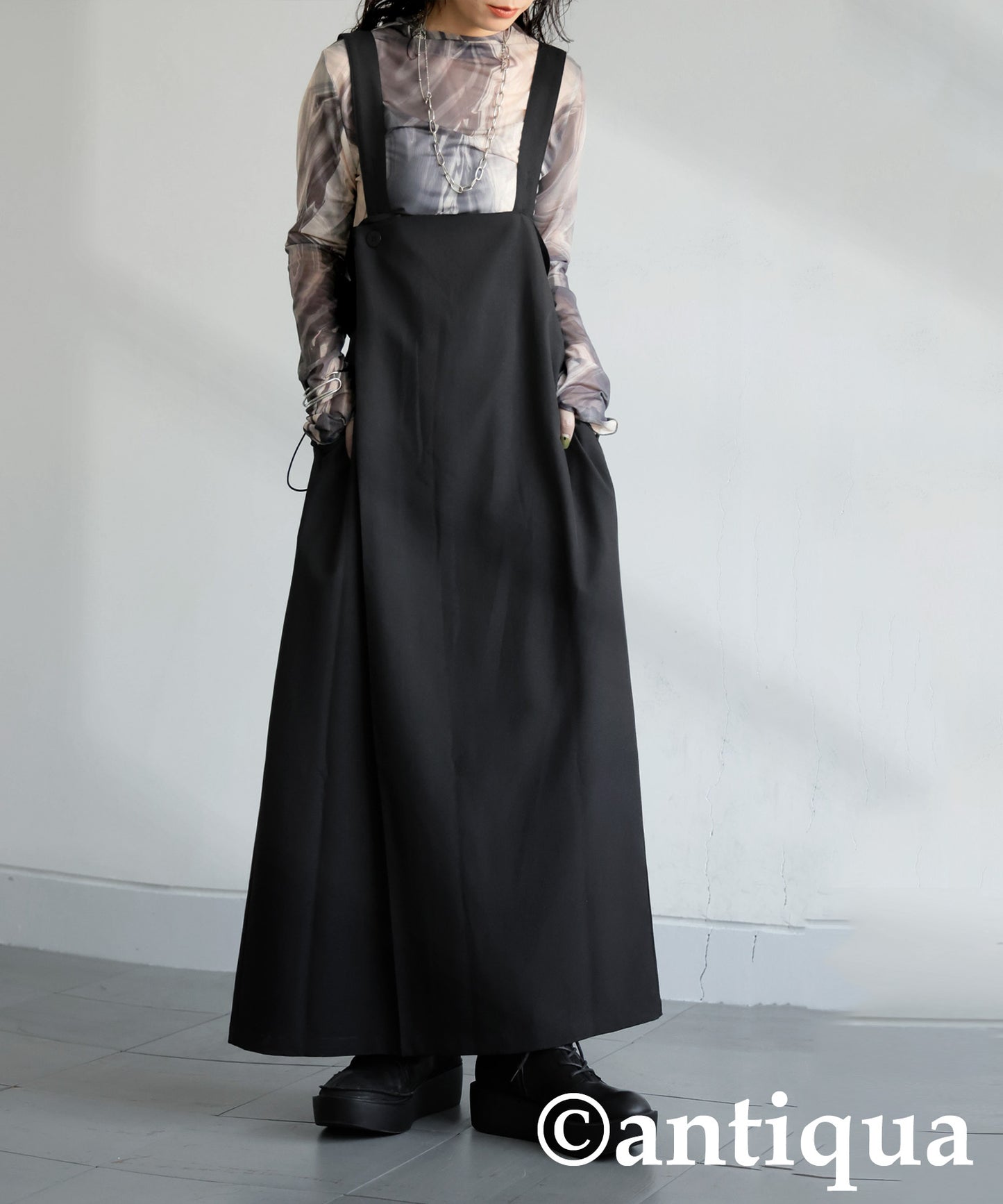 Ladies Drawstring Overalls