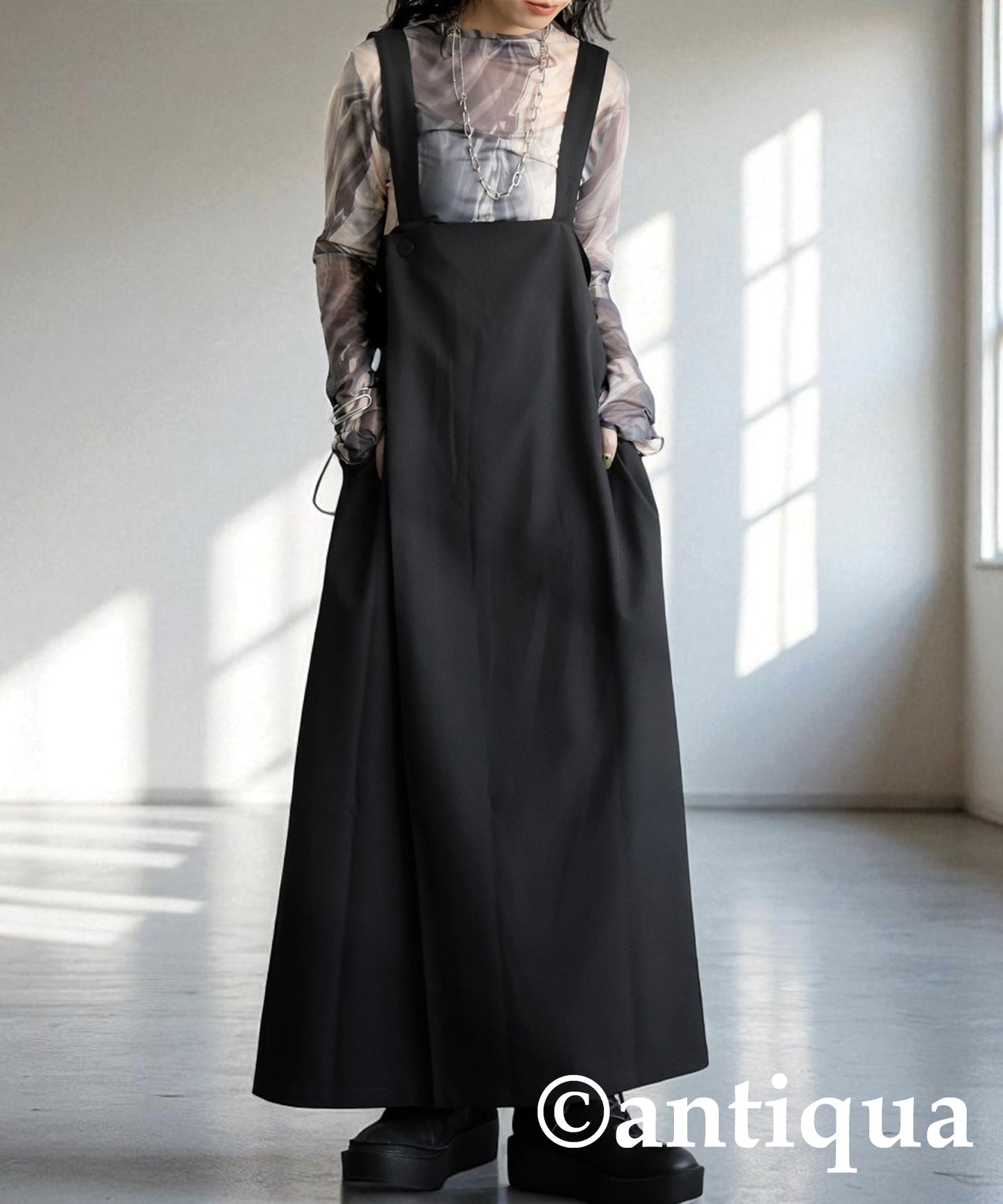 Ladies Drawstring Overalls