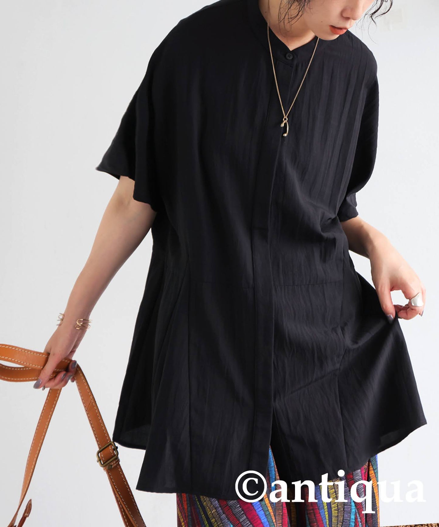 Ladies Peplum Silhouette Shirt