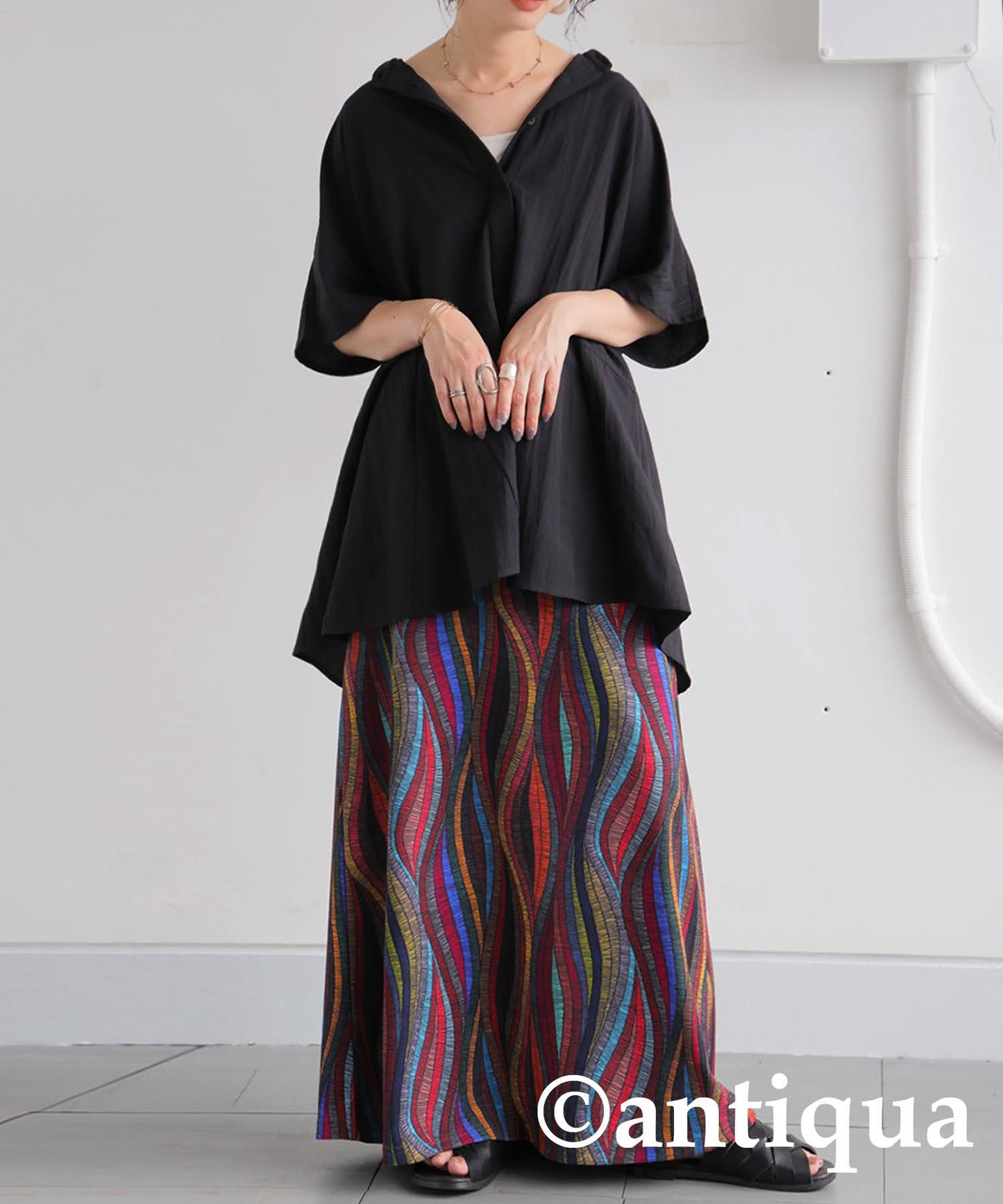 Ladies Peplum Silhouette Shirt