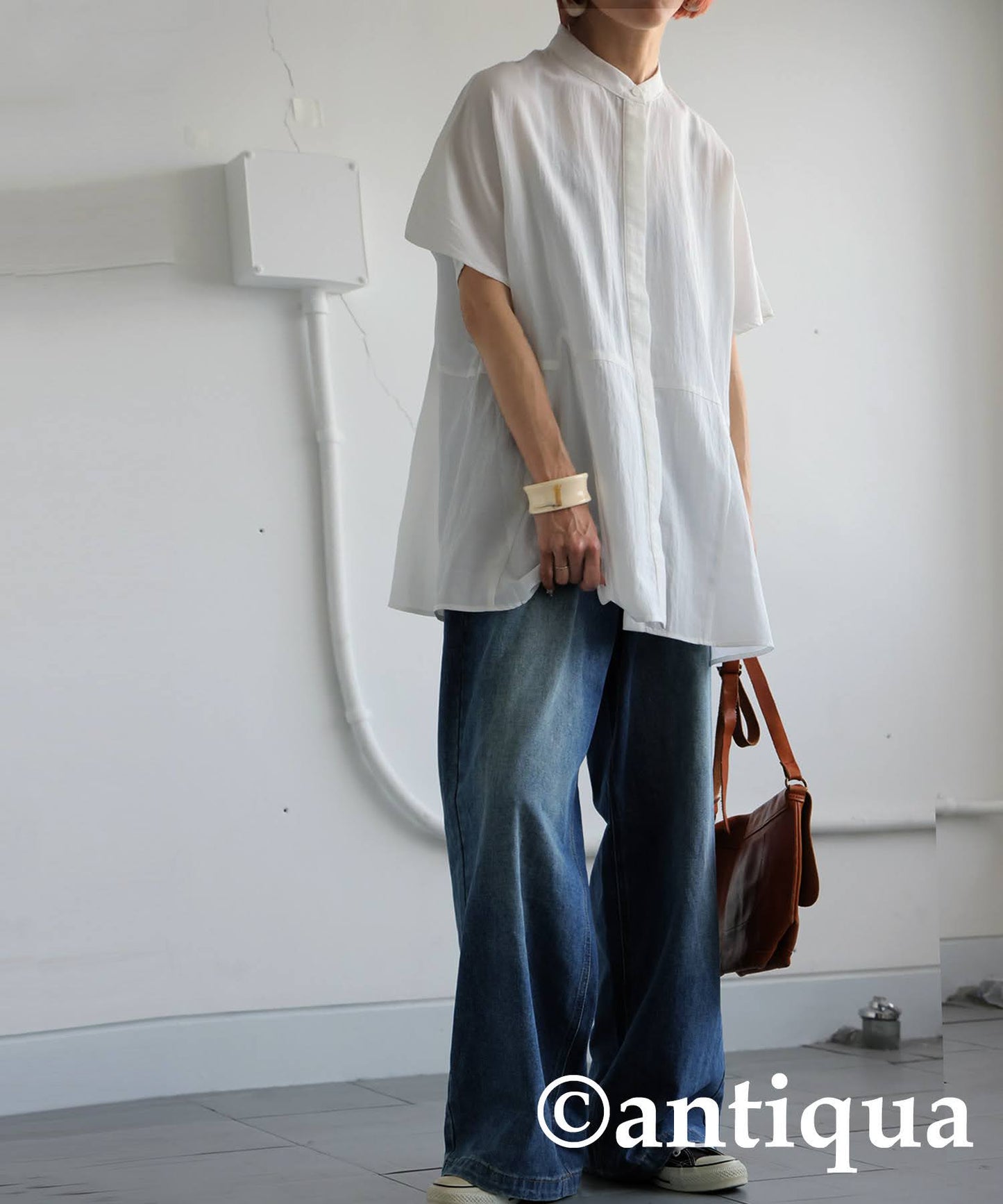 Ladies Peplum Silhouette Shirt