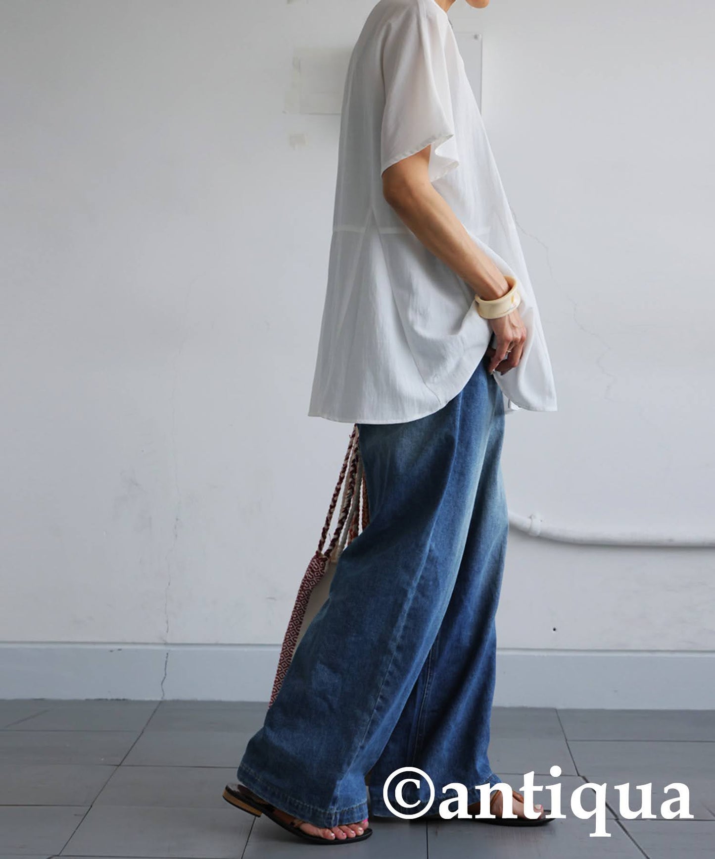 Ladies Peplum Silhouette Shirt