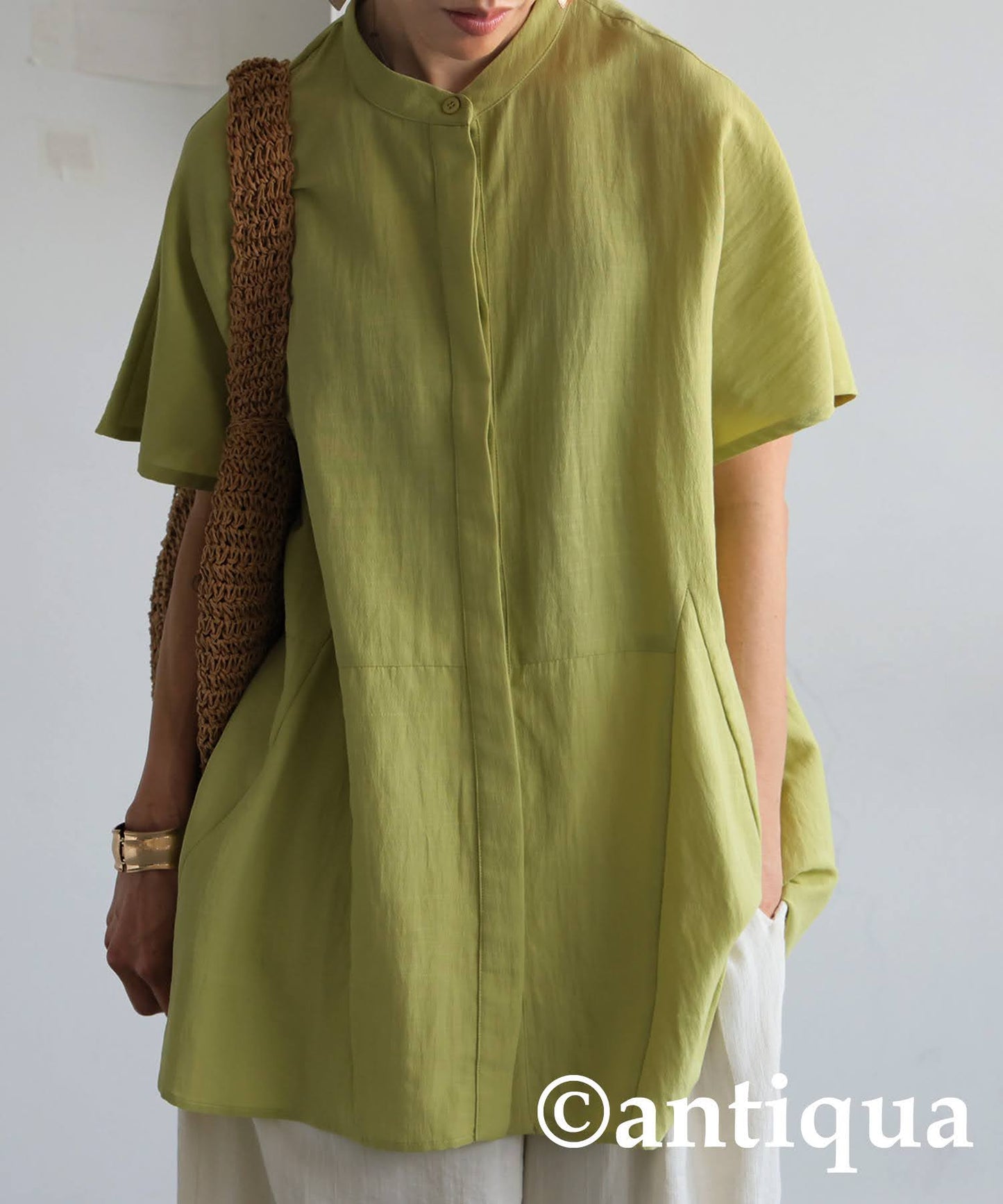 Ladies Peplum Silhouette Shirt