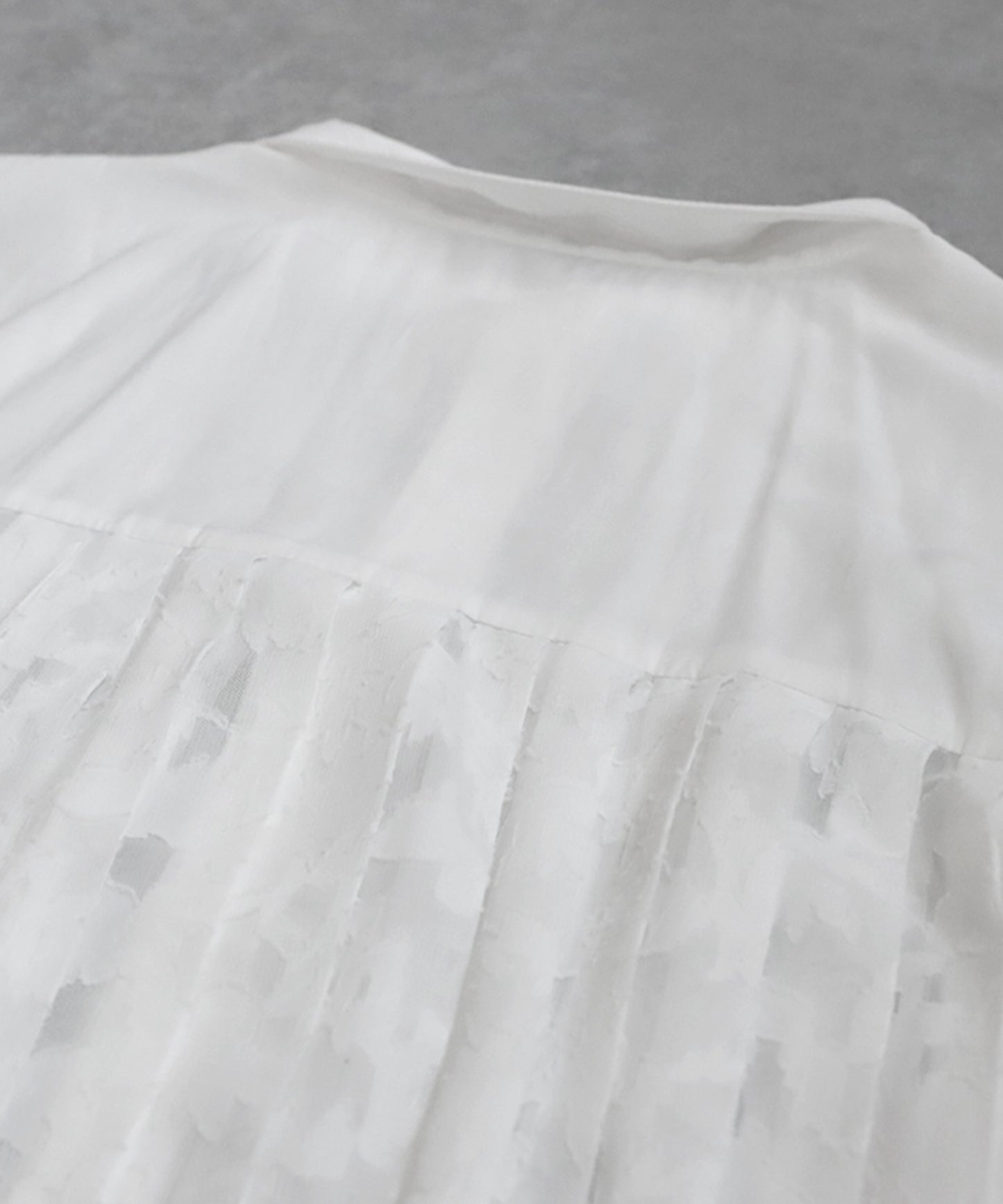 Ladies Lace Pleated Shirt