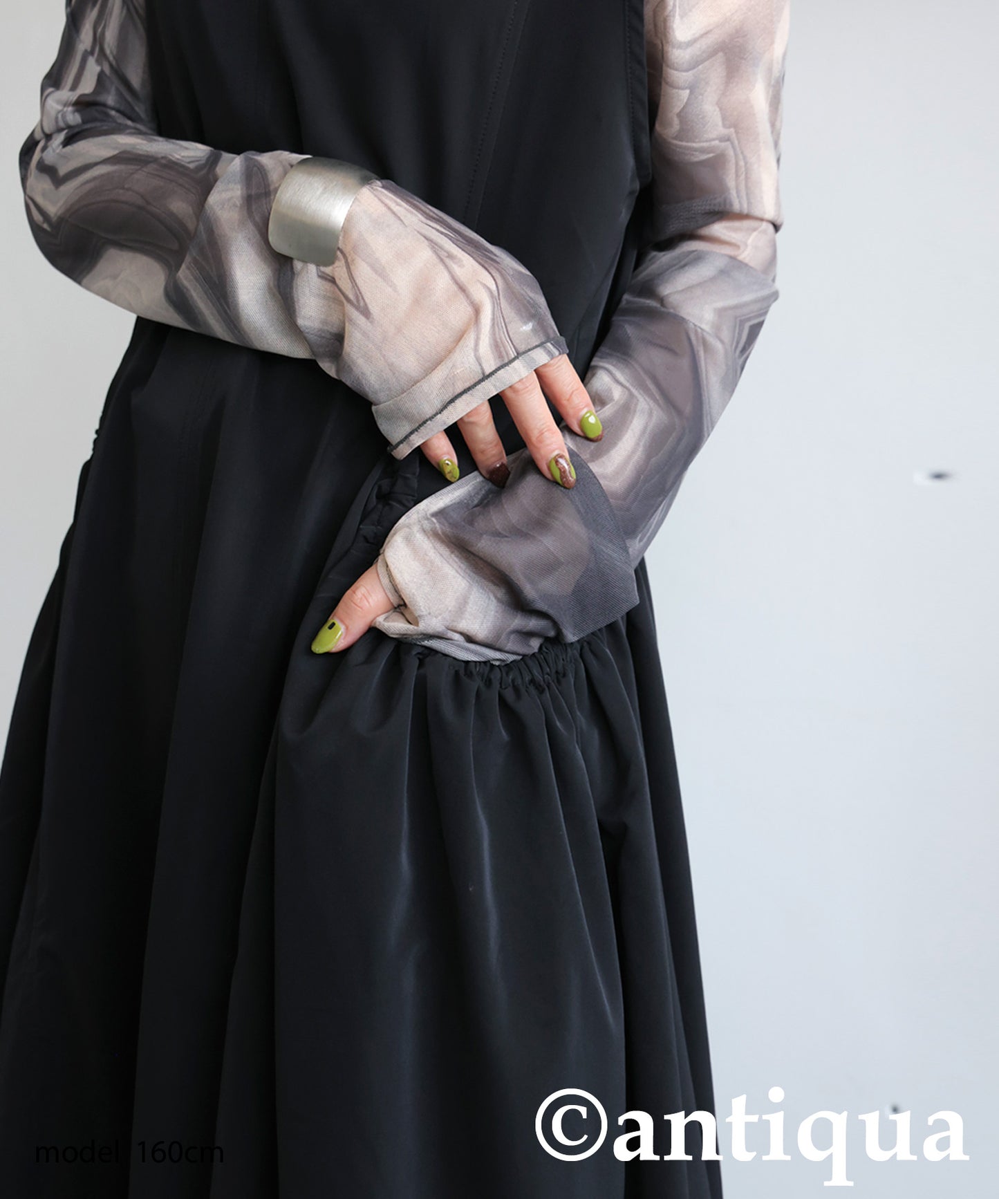 Ladies Gathered Switching Dress