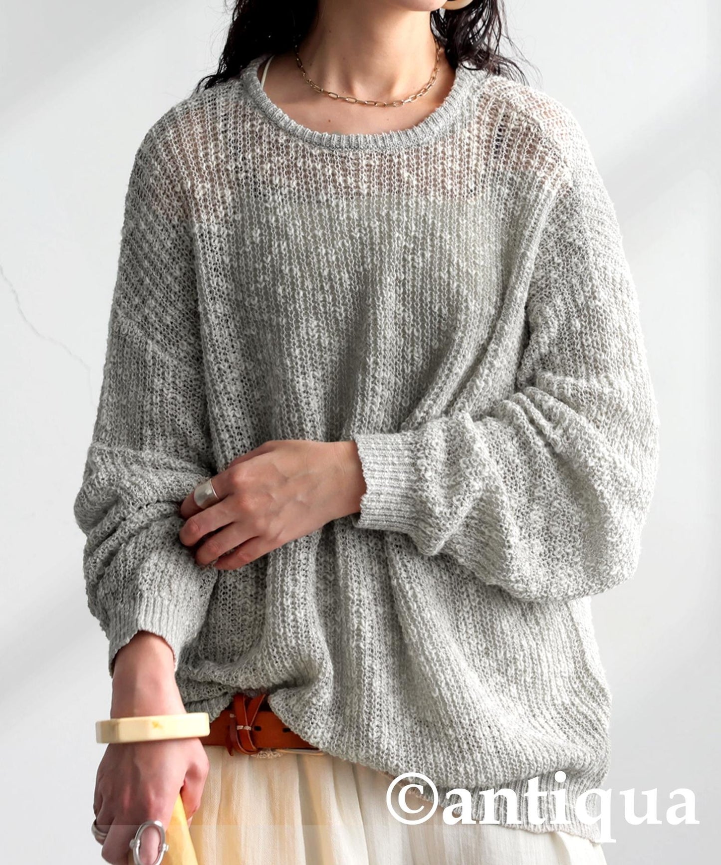 Ladies Slub Knit Tops