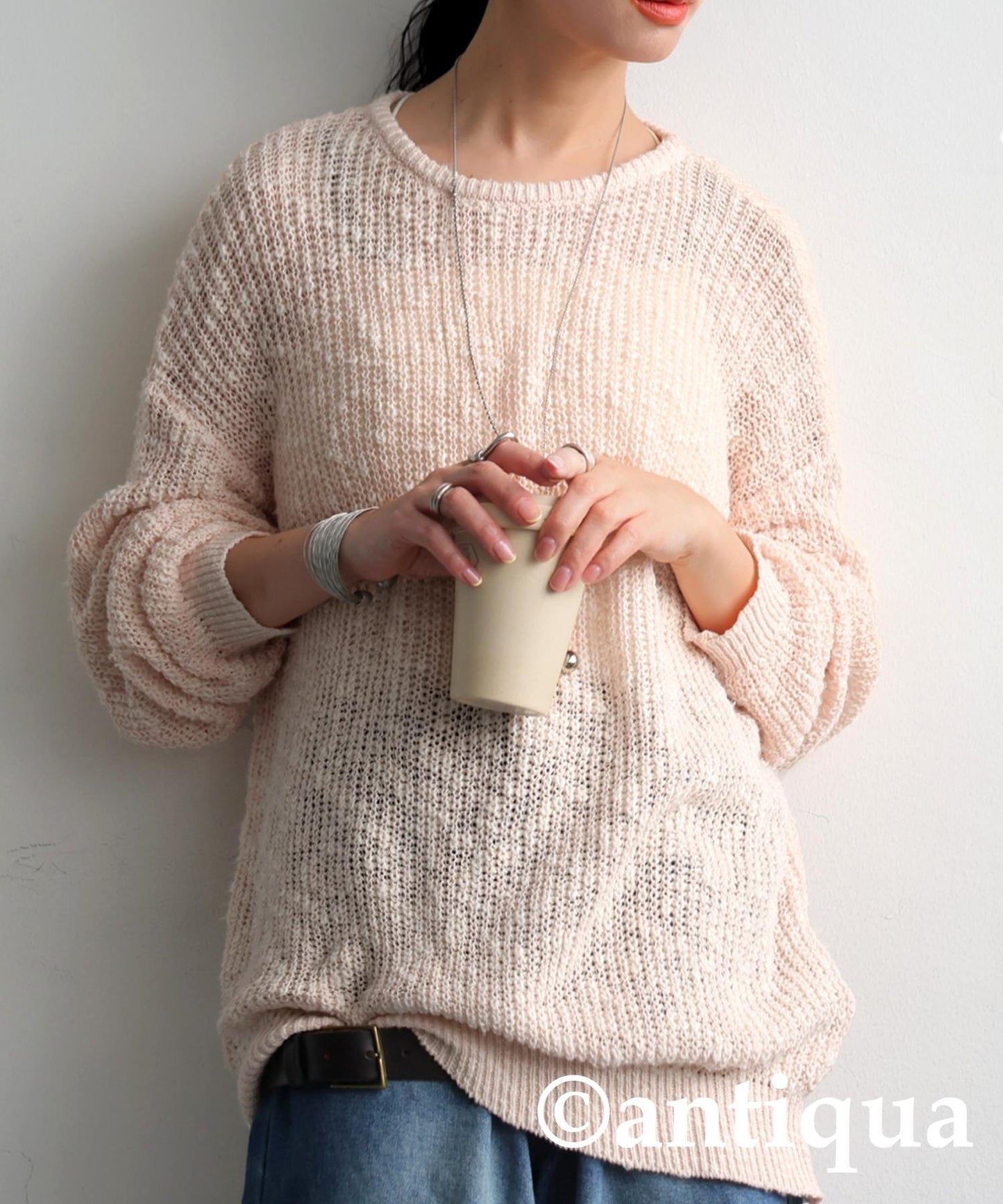 Ladies Slub Knit Tops