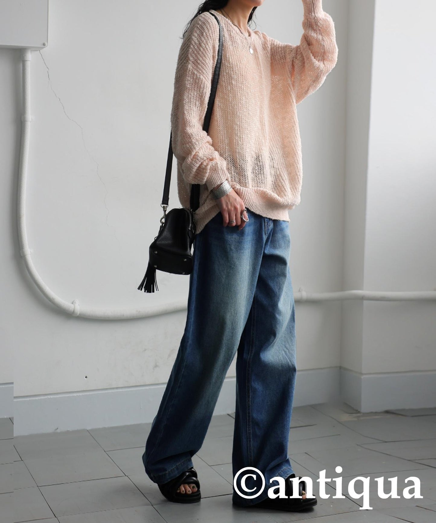 Ladies Slub Knit Tops