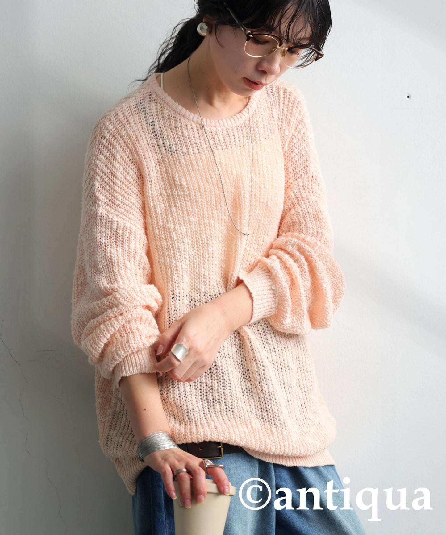 Ladies Slub Knit Tops