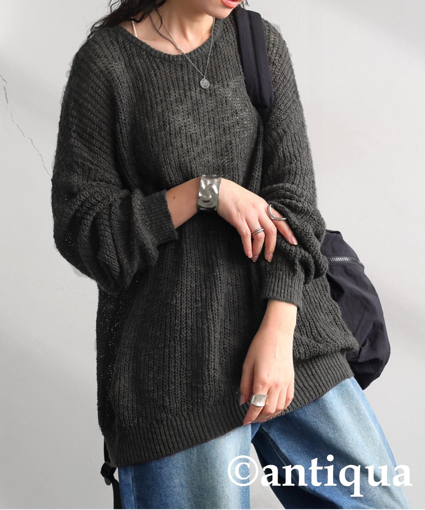 Ladies Slub Knit Tops